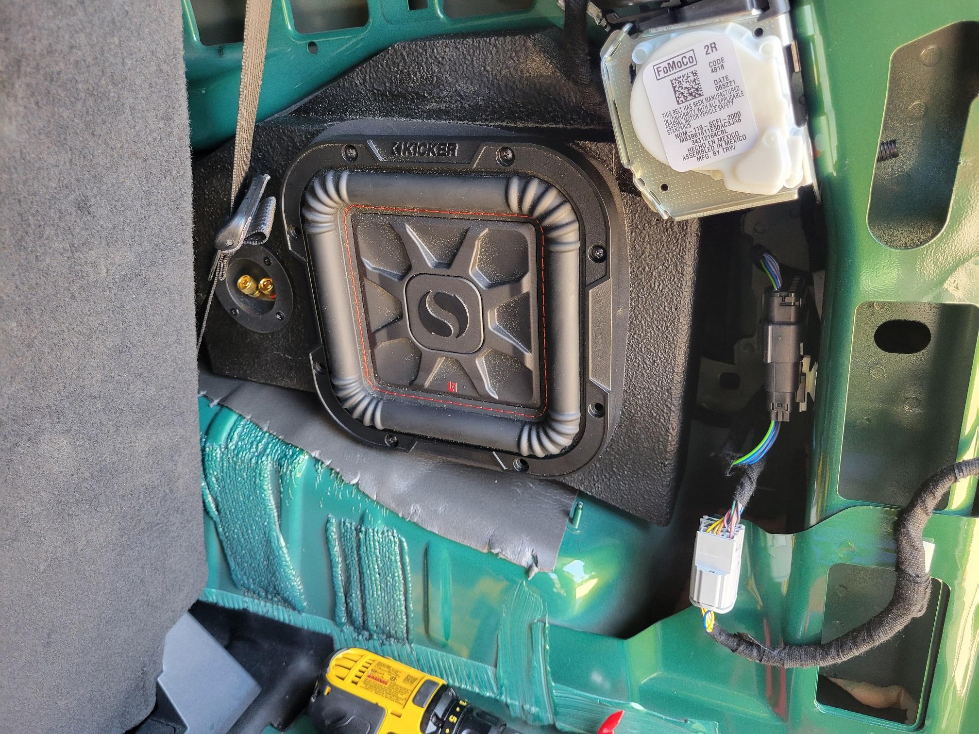 Ford Bronco Stereo Upgrade for Standard Package 20220903_114441-