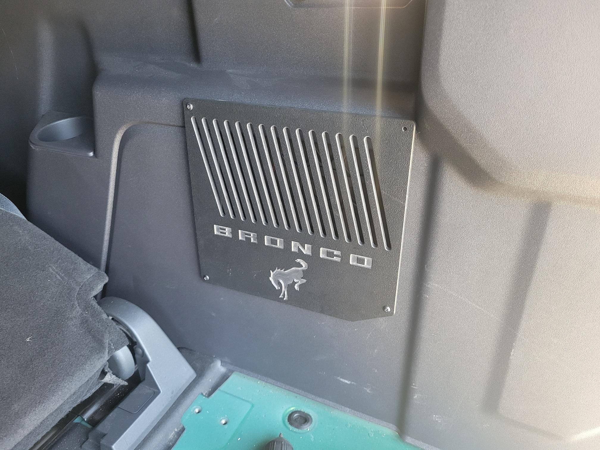Ford Bronco Stereo Upgrade for Standard Package 20220903_143410-