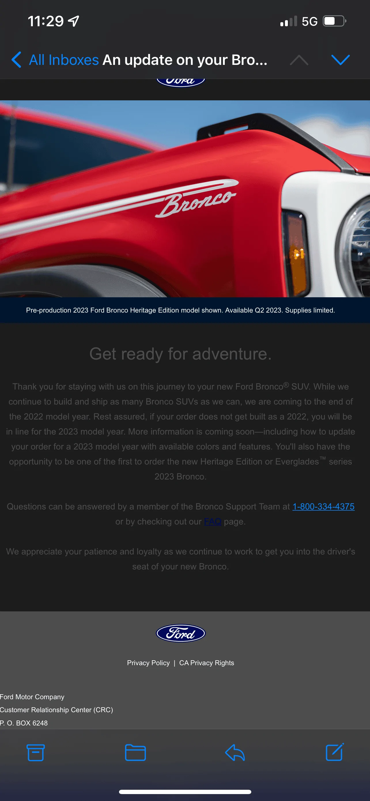 Ford Bronco Raptor update 15FB9CA9-EC86-4FE3-A585-3B606D5C6F20