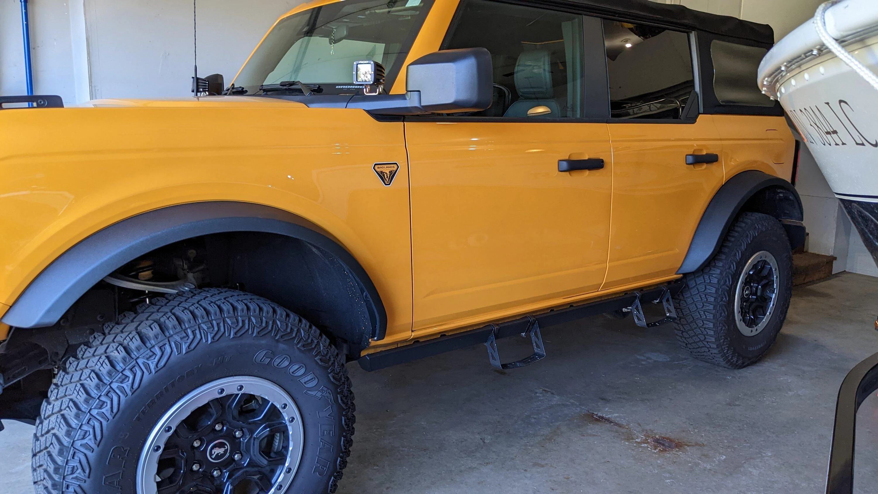 Ford Bronco Bilstein 6100 shocks installed on Badlands Sasquatch - feedback review & photos PXL_20220903_211324028