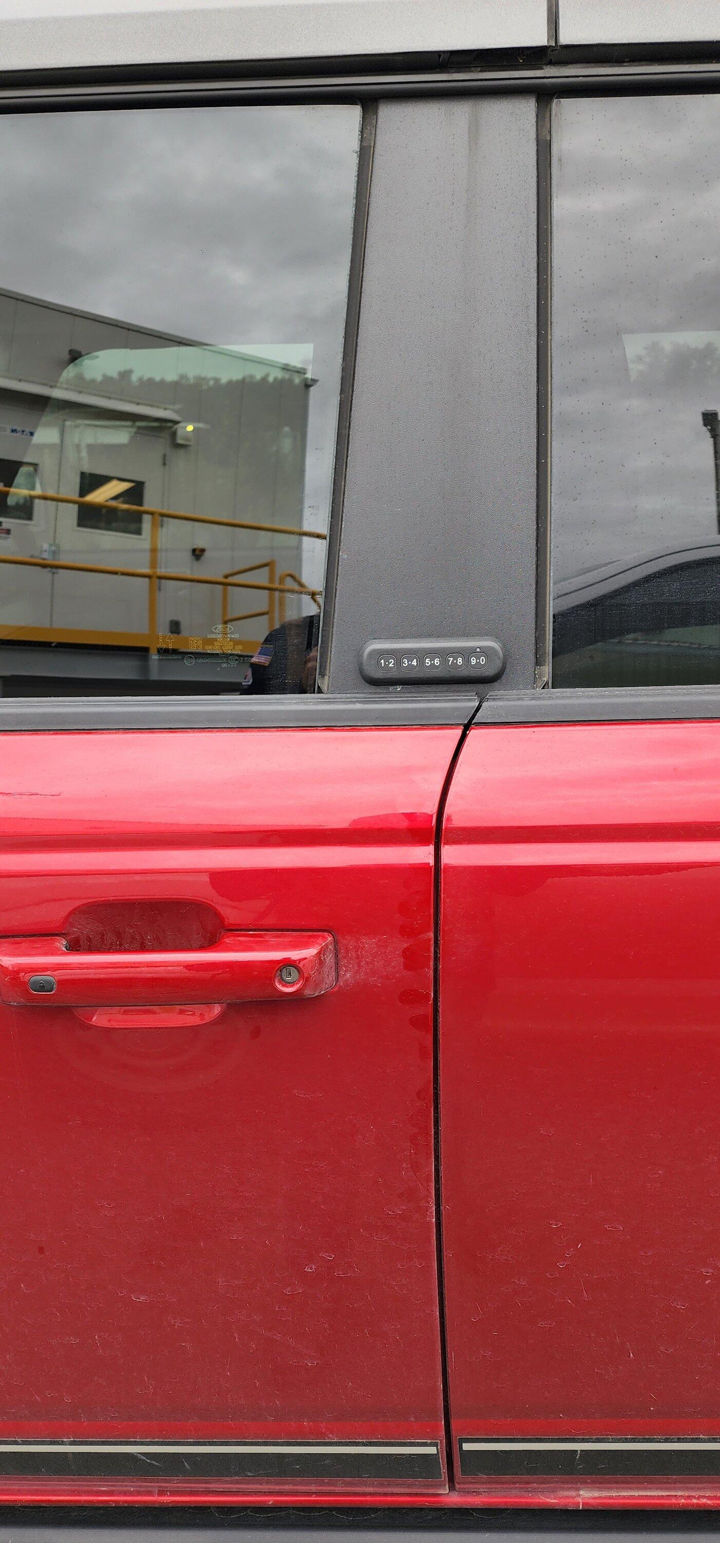 Ford Bronco Keyless Entry Pad - what do you use it for? 20220906_112417