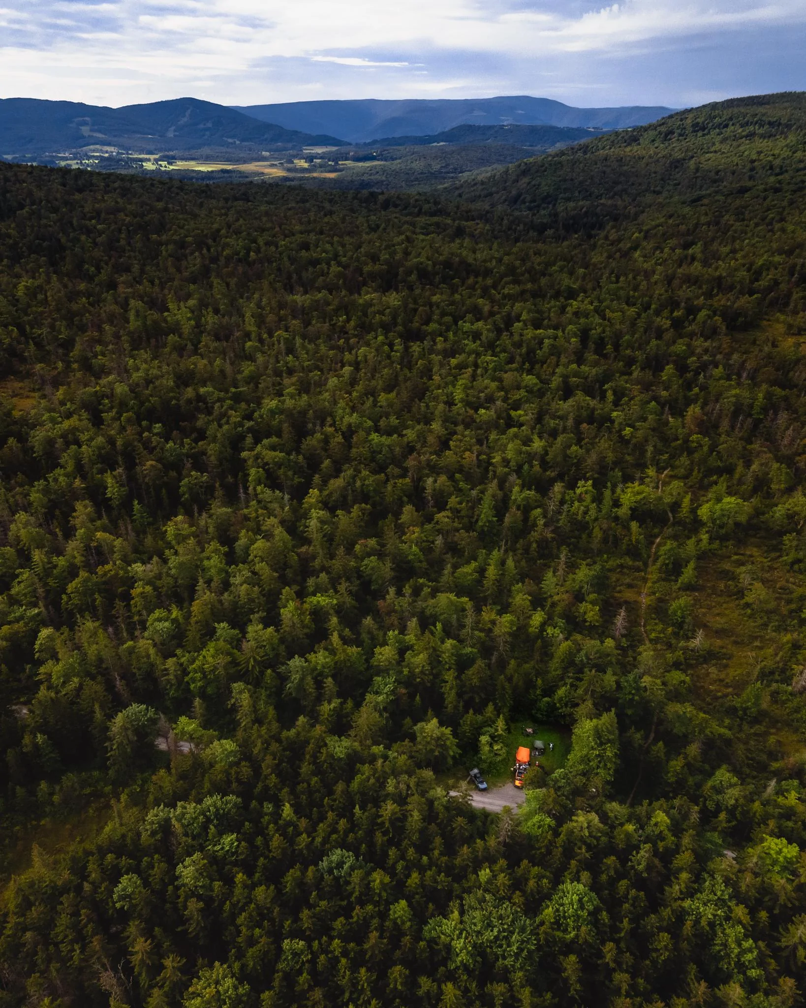Ford Bronco Bronco camp out on Canaan Loop in Davis, WV! DJI_0124-Pano