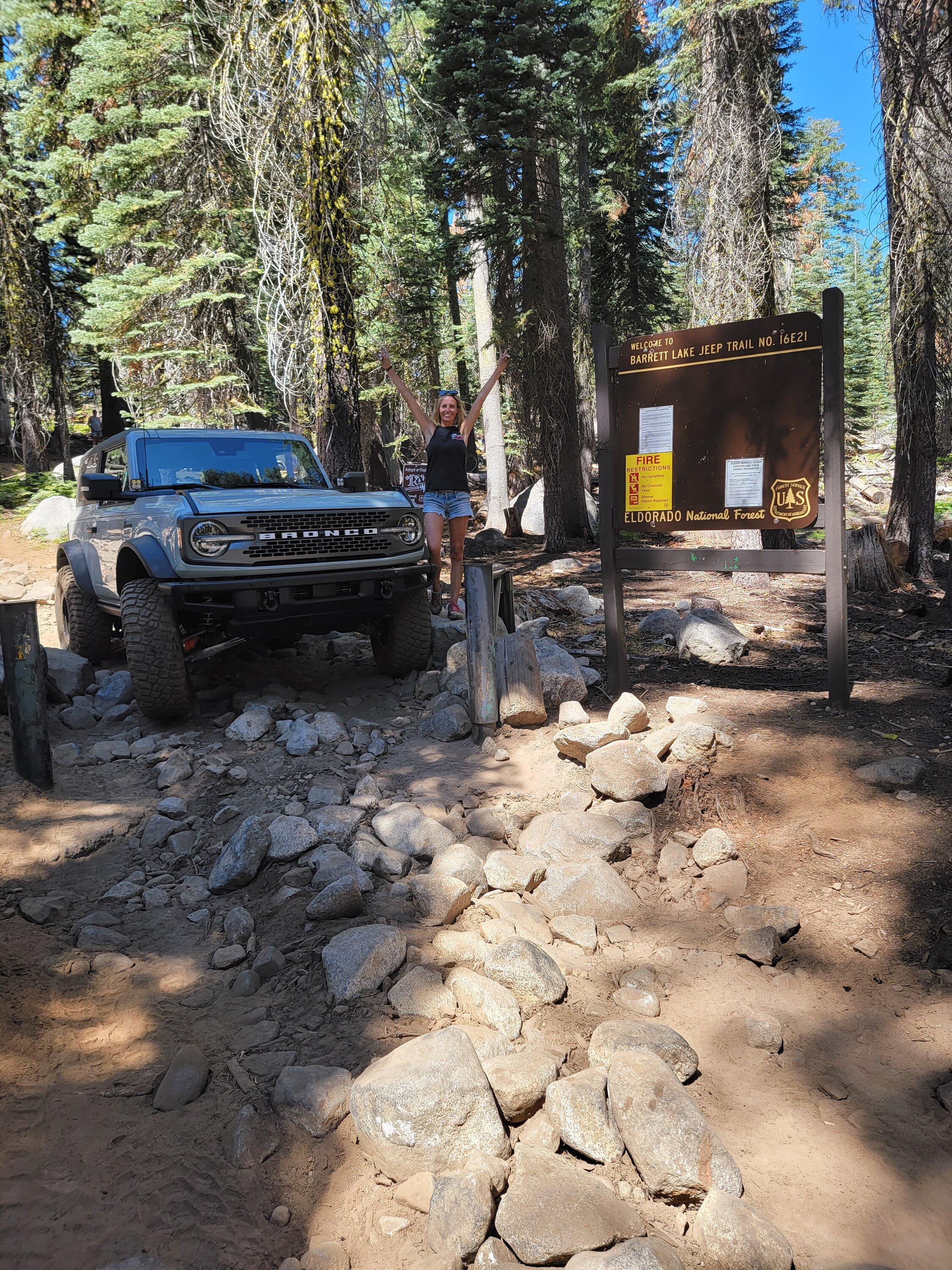 Ford Bronco Barrett Lake 4wd Trail Labor day weekend 20220903_130423