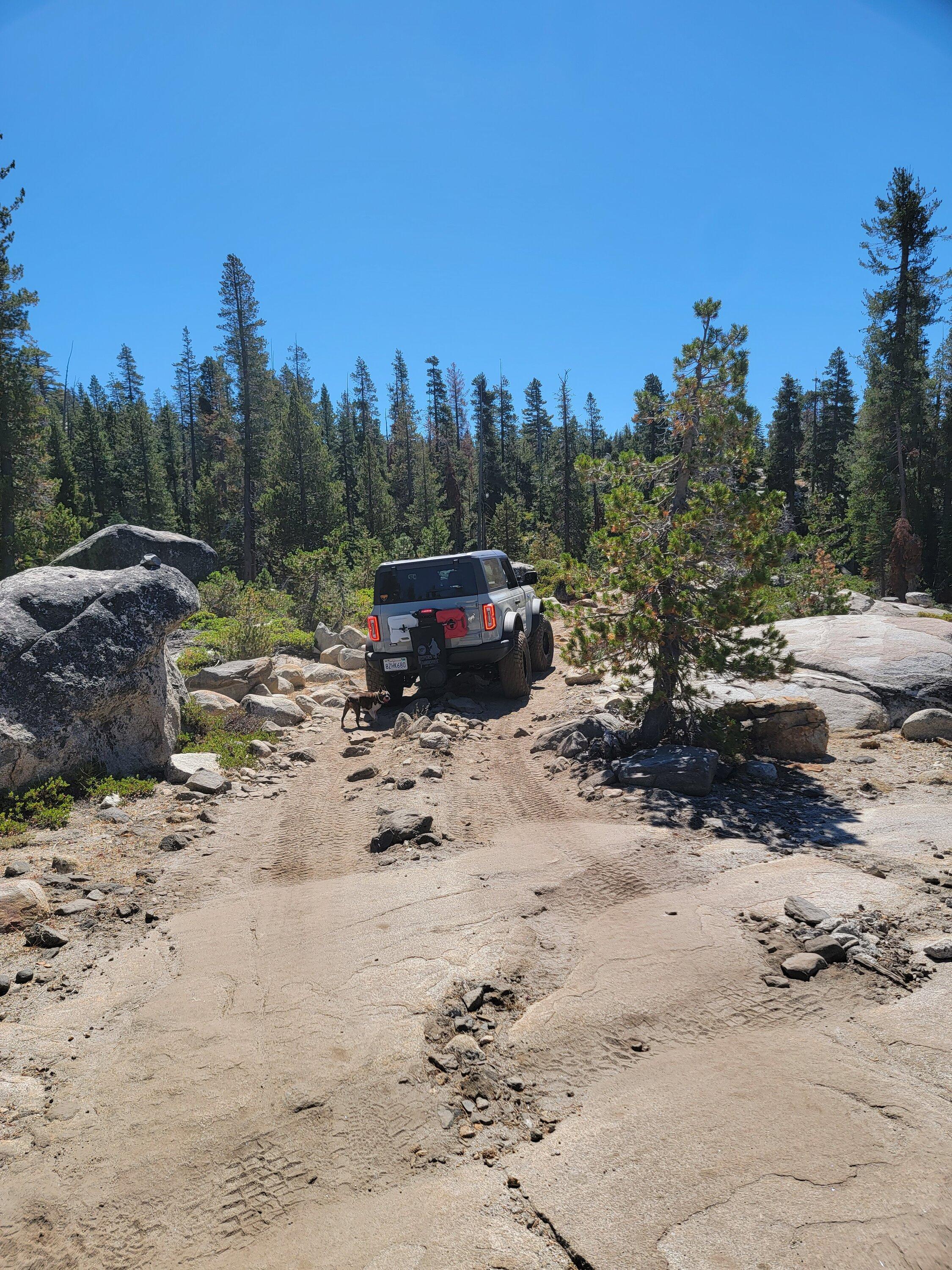 Ford Bronco Barrett Lake 4wd Trail Labor day weekend 20220903_115806
