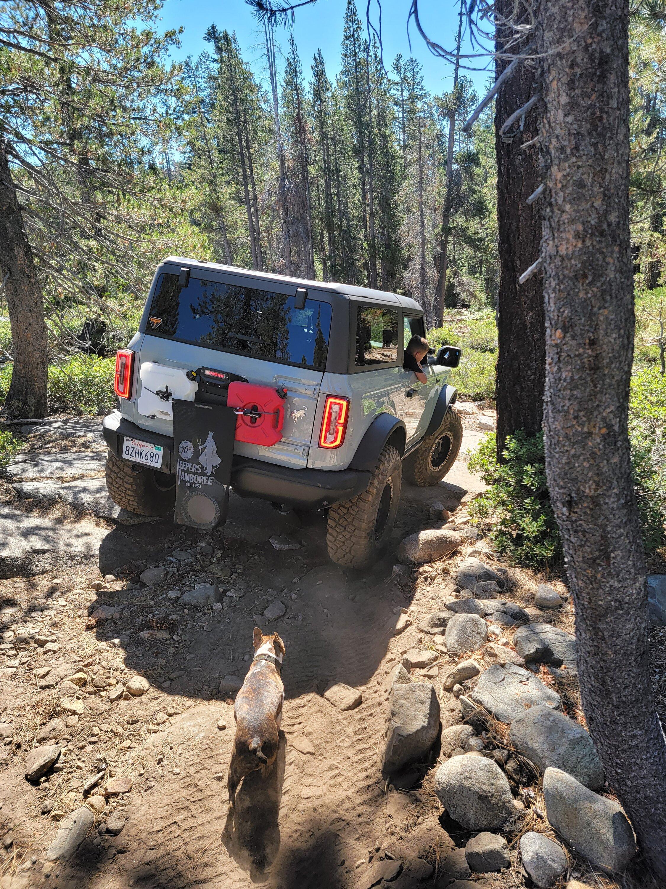 Ford Bronco Barrett Lake 4wd Trail Labor day weekend 20220903_113603