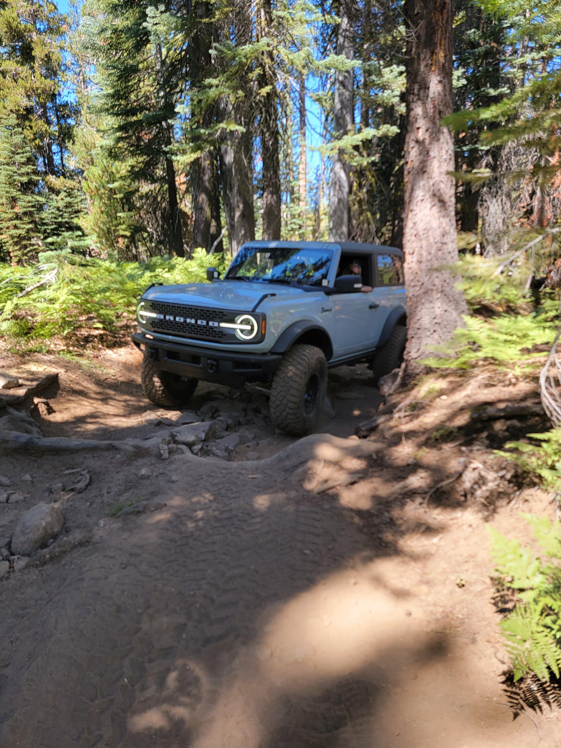 Ford Bronco Barrett Lake 4wd Trail Labor day weekend 20220903_120759