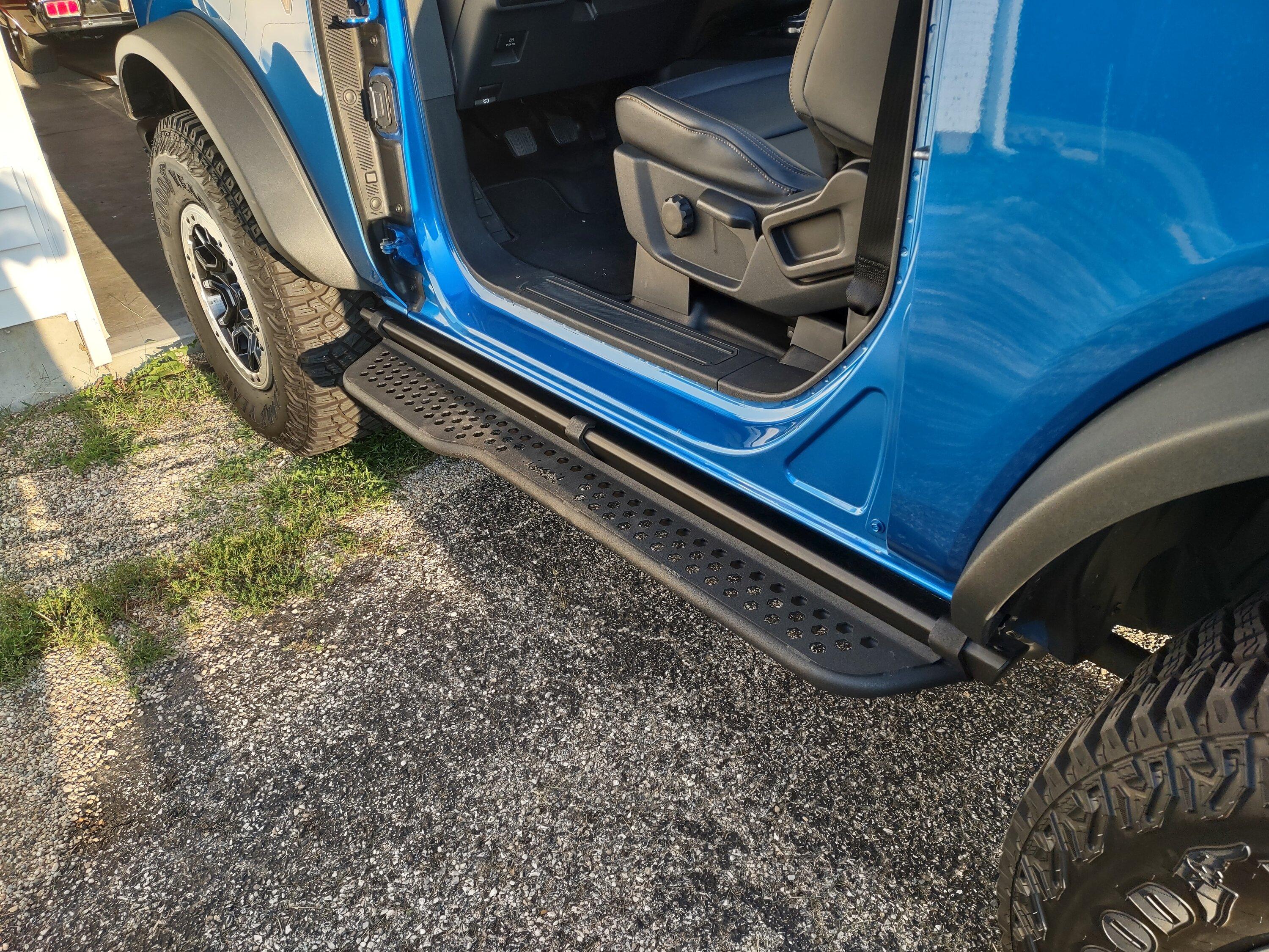 Ford Bronco IAG Performance full length step rails IMG_20220823_183854911_HDR