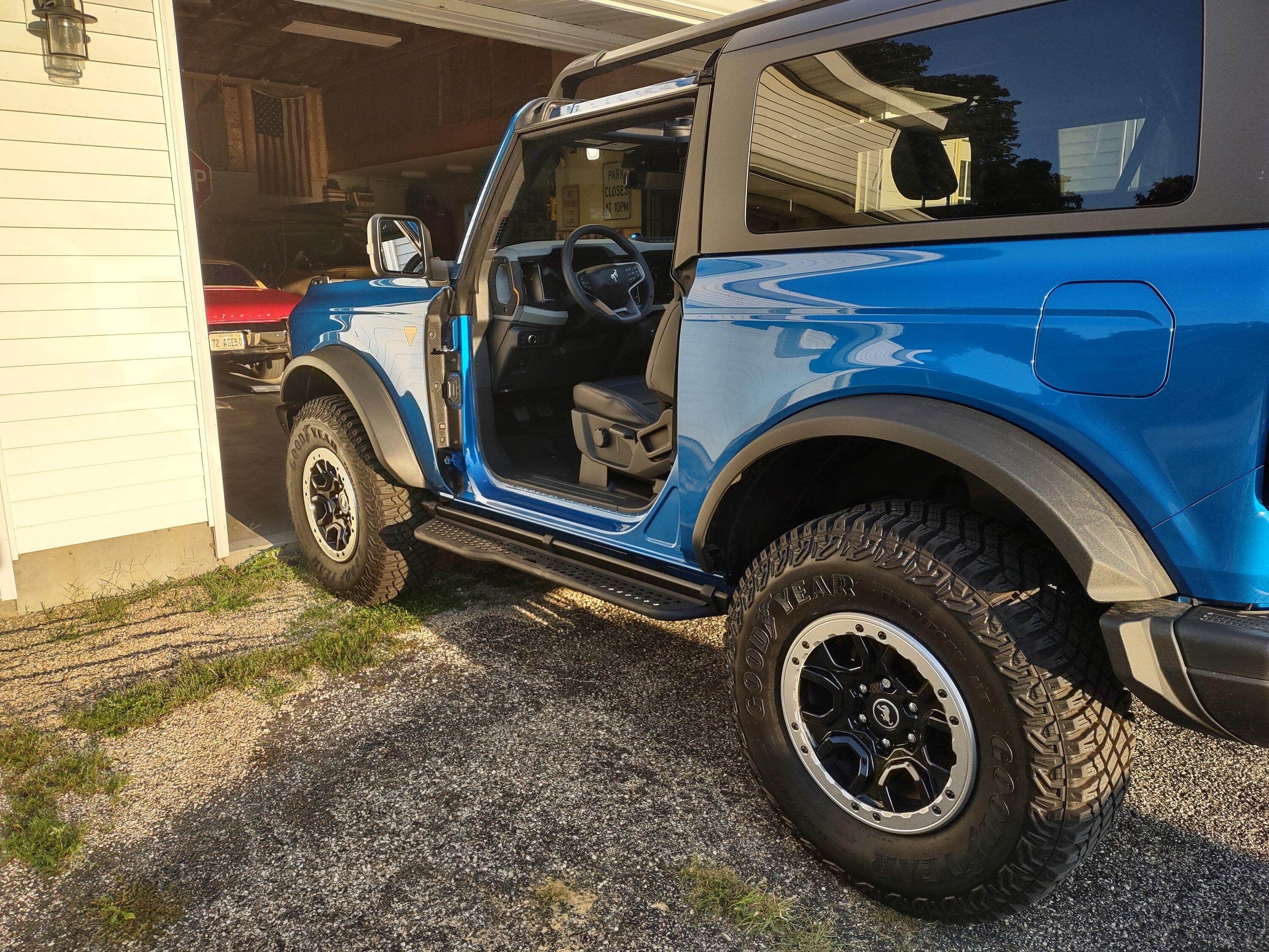 Ford Bronco IAG Performance full length step rails IMG_20220823_183845203_HDR