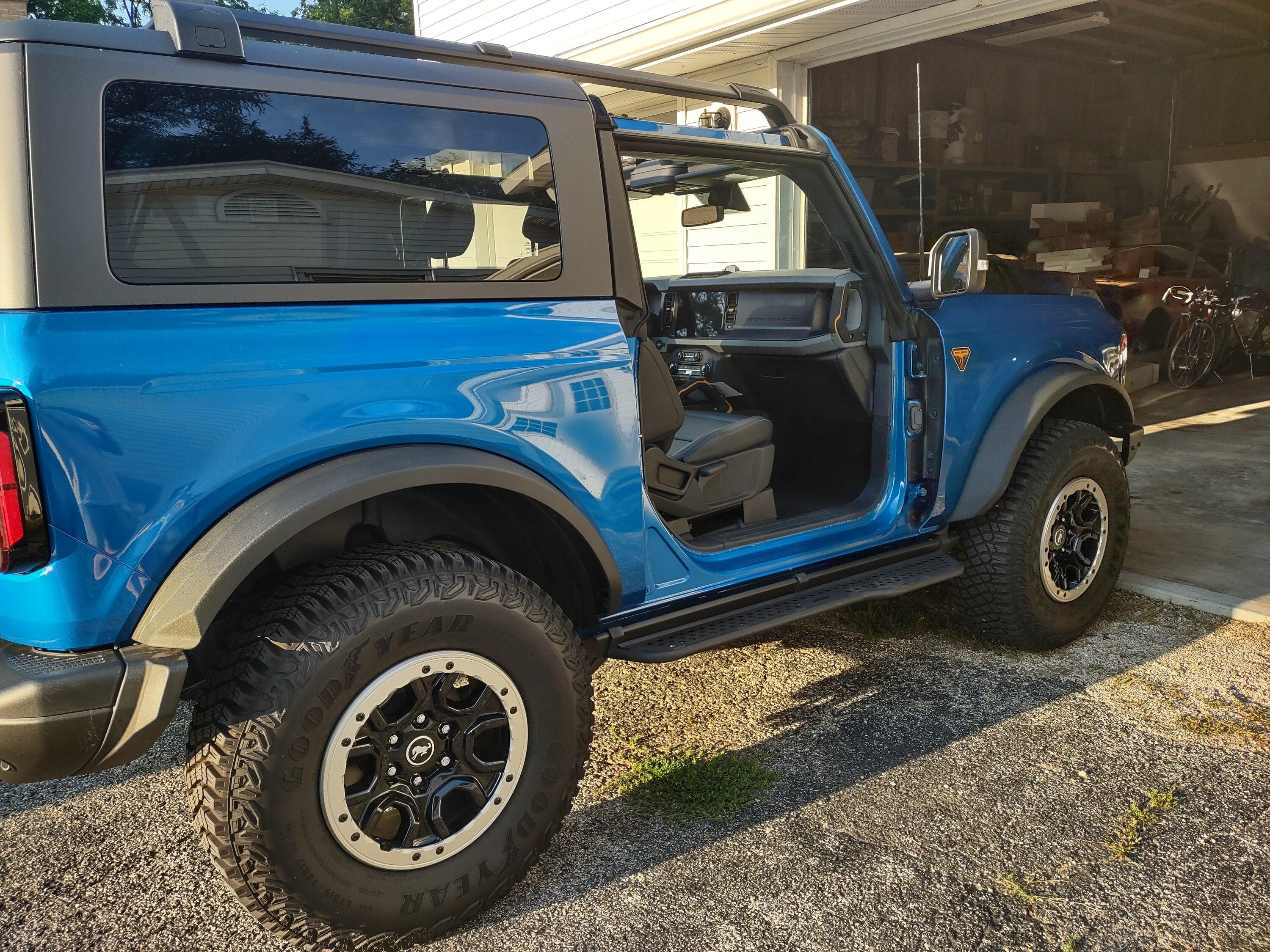 Ford Bronco IAG Performance full length step rails IMG_20220823_183756183_HDR