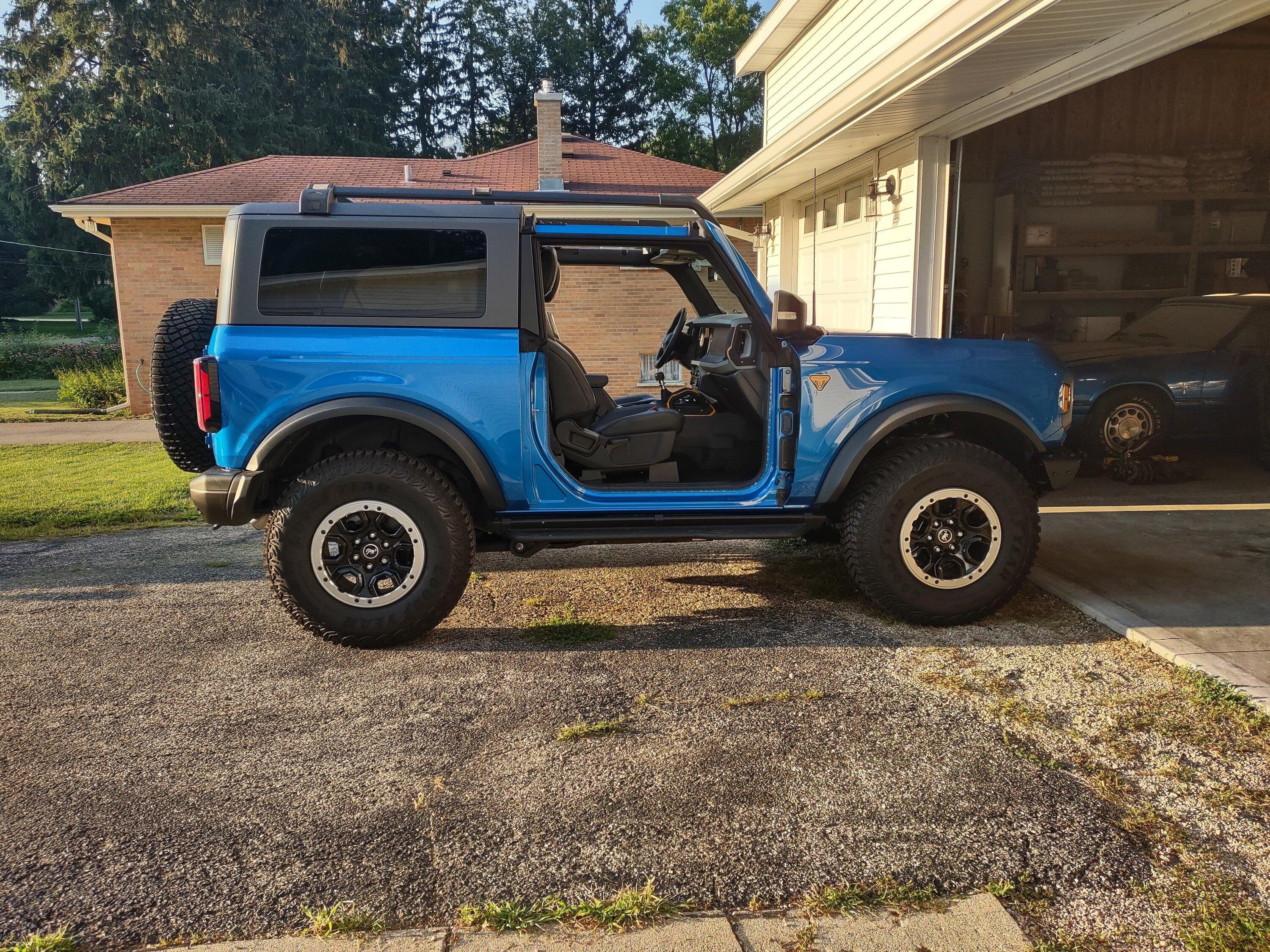 Ford Bronco IAG Performance full length step rails IMG_20220823_183743730_HDR