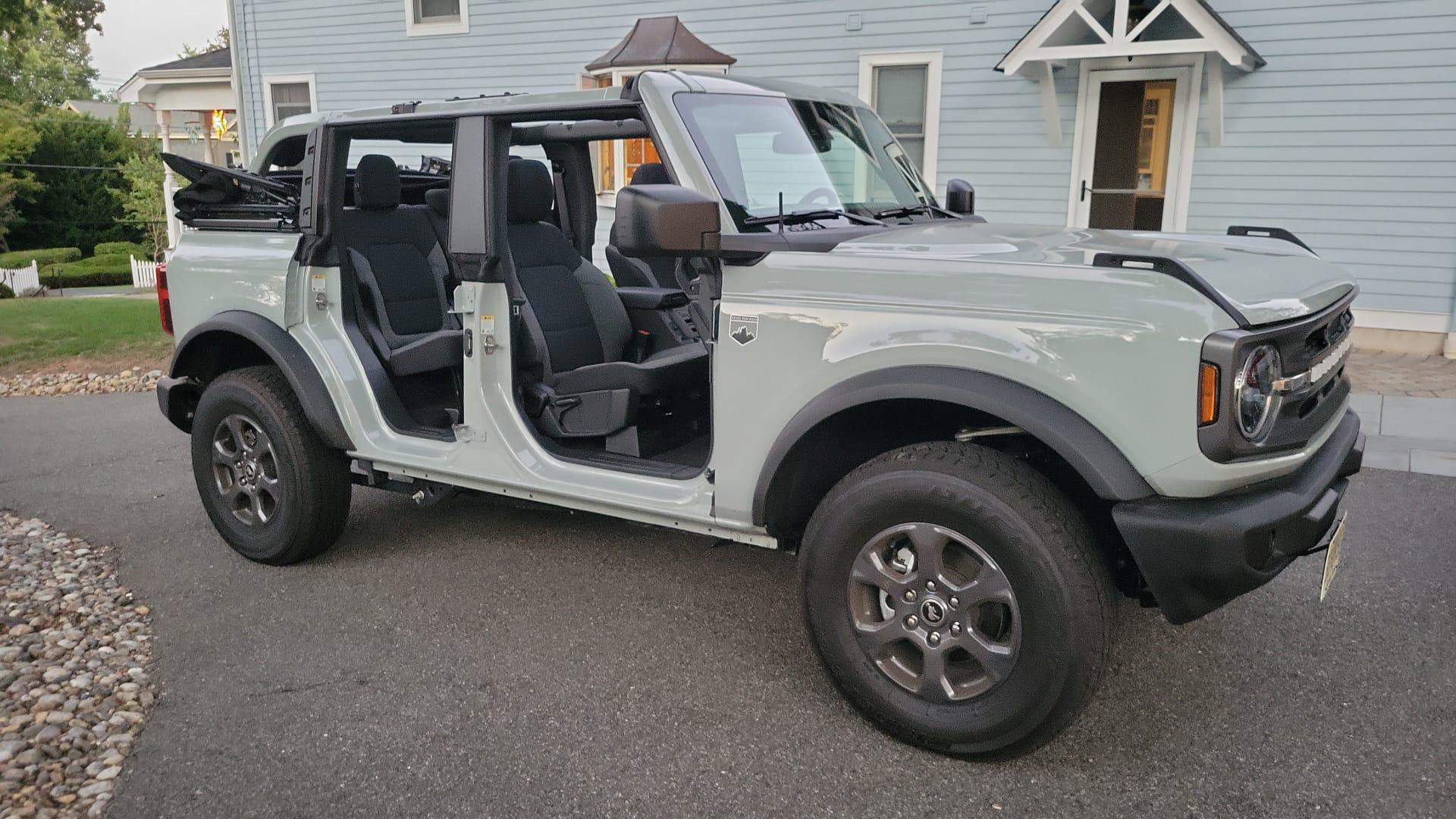 Ford Bronco CACTUS GRAY Bronco Club bronco no doors