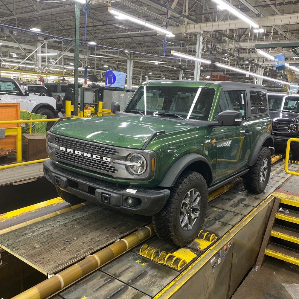 Ford Bronco 4/18/22 Build Week Group. '22 Badlands