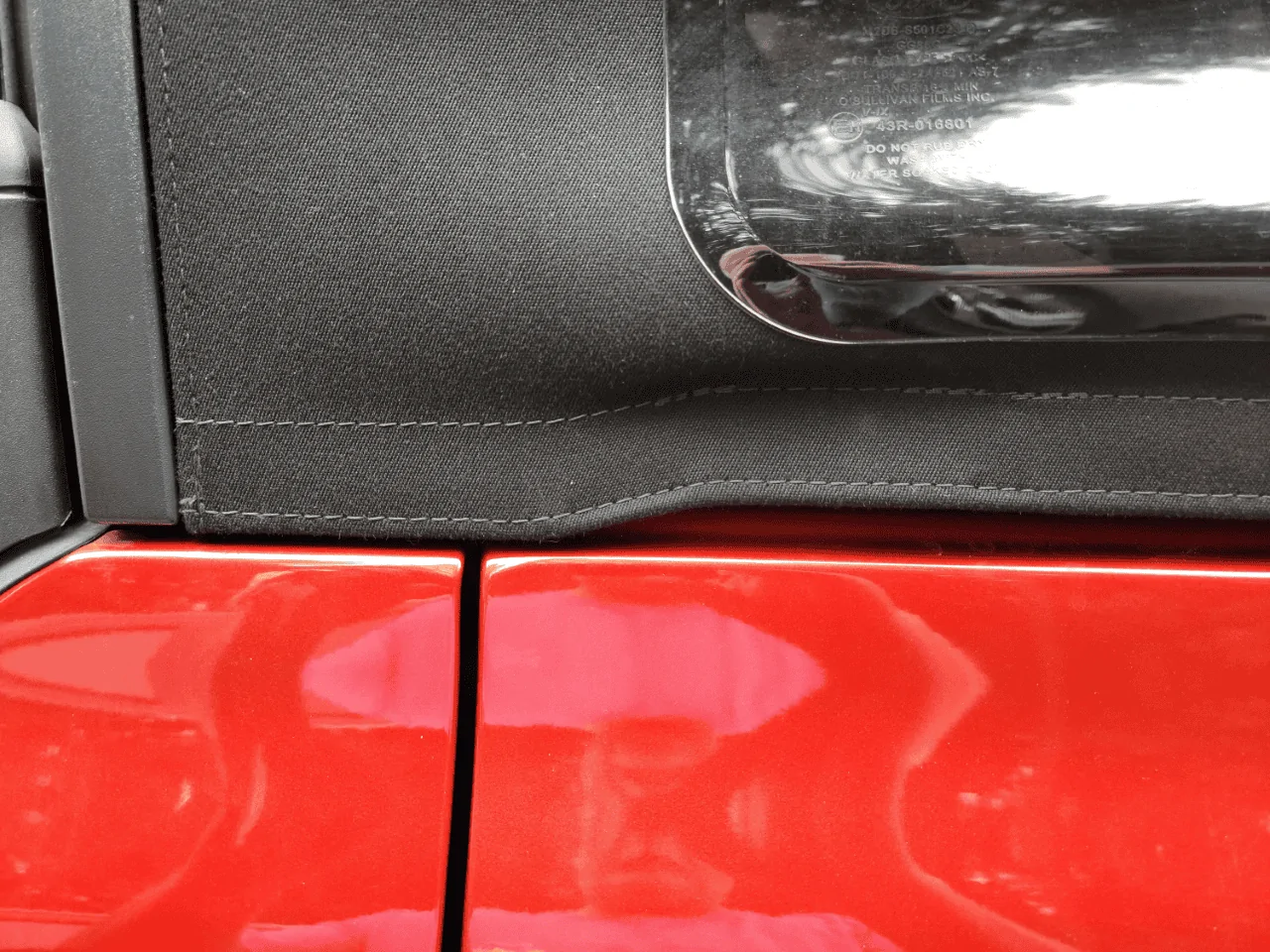 Ford Bronco Bronco Soft top side panel misalignment Softto
