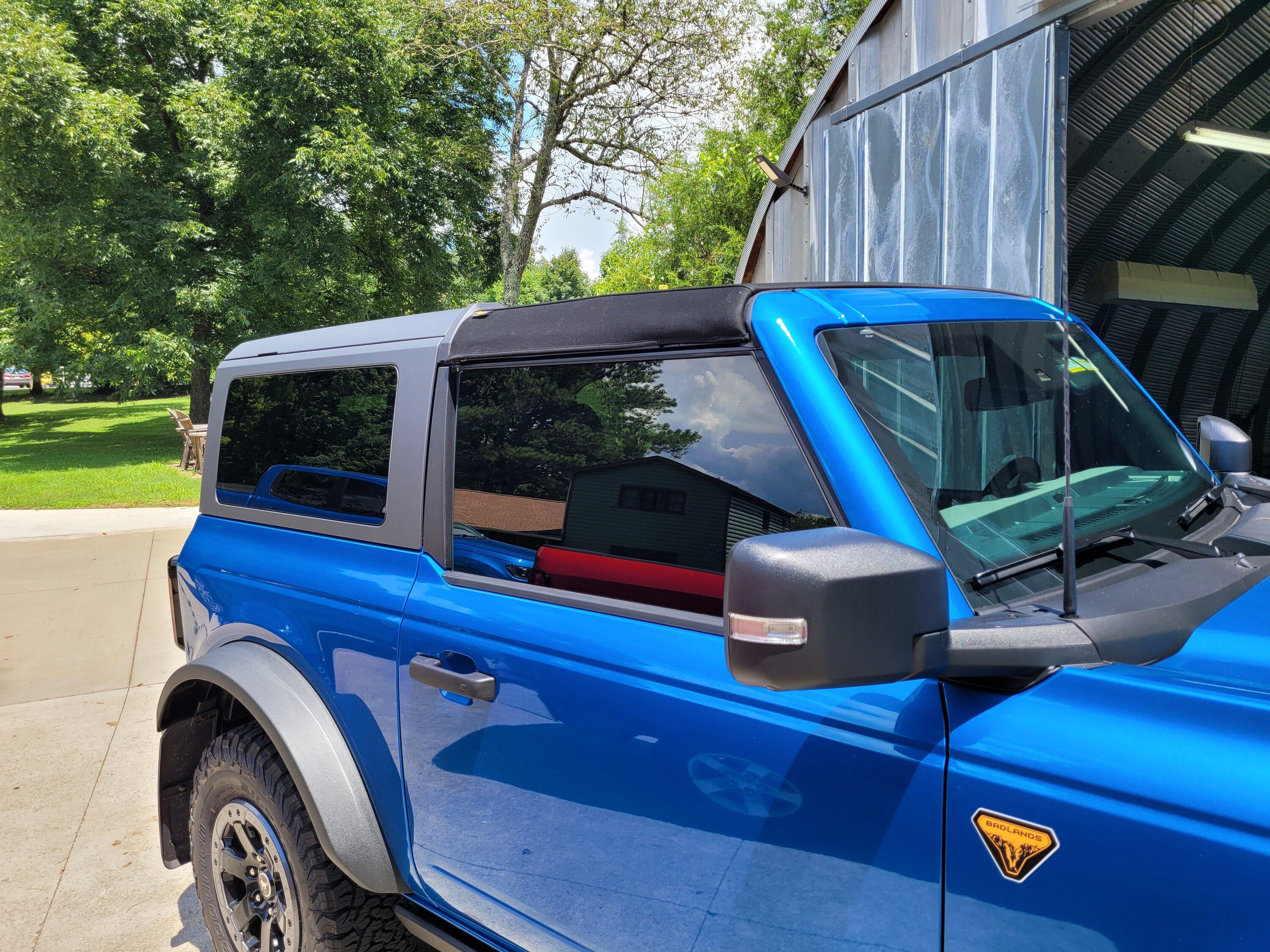 Ford Bronco Build Question Regarding Retractable Front Row Soft Top Twill 20220805_142031