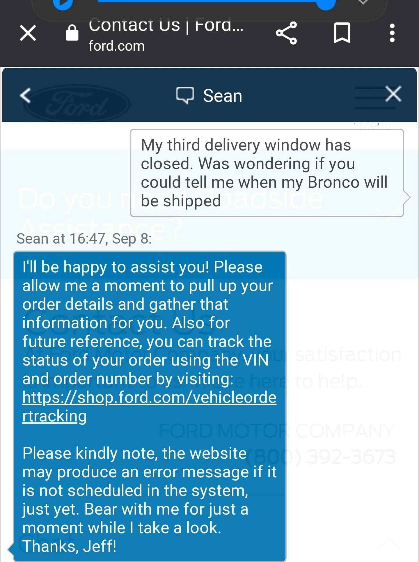 Ford Bronco 8/15/22 Build Week Group Screenshot_20220908-165121_Chrom