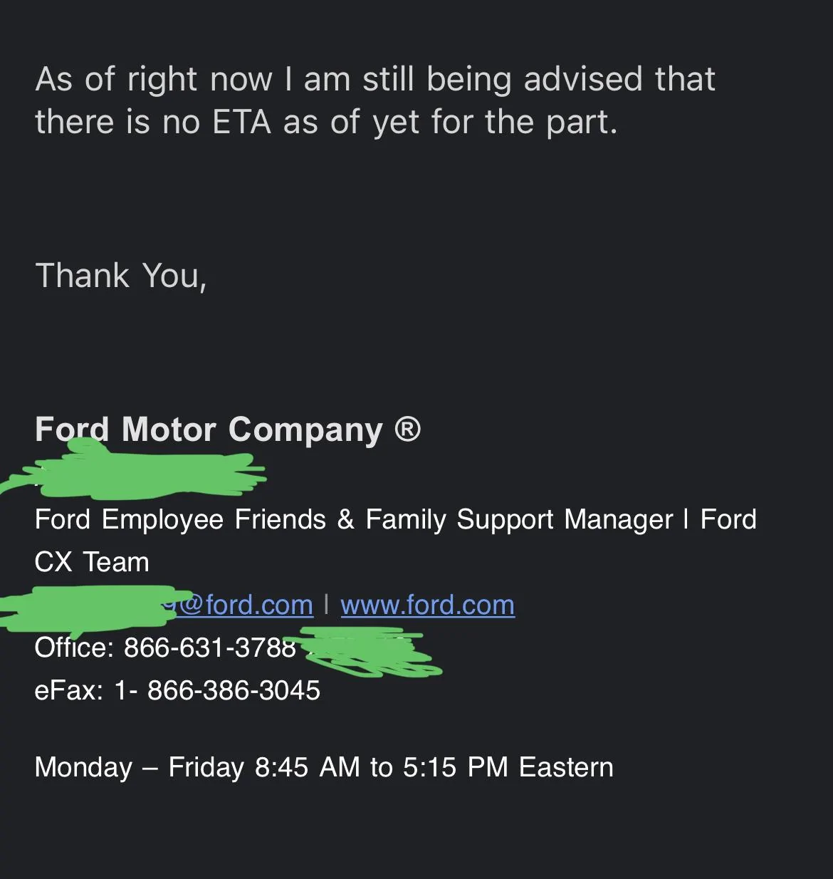 Ford Bronco Serious Tech Issue - 12 Inch Touchscreen blacked out / bricked (by software update?) 1662689877913