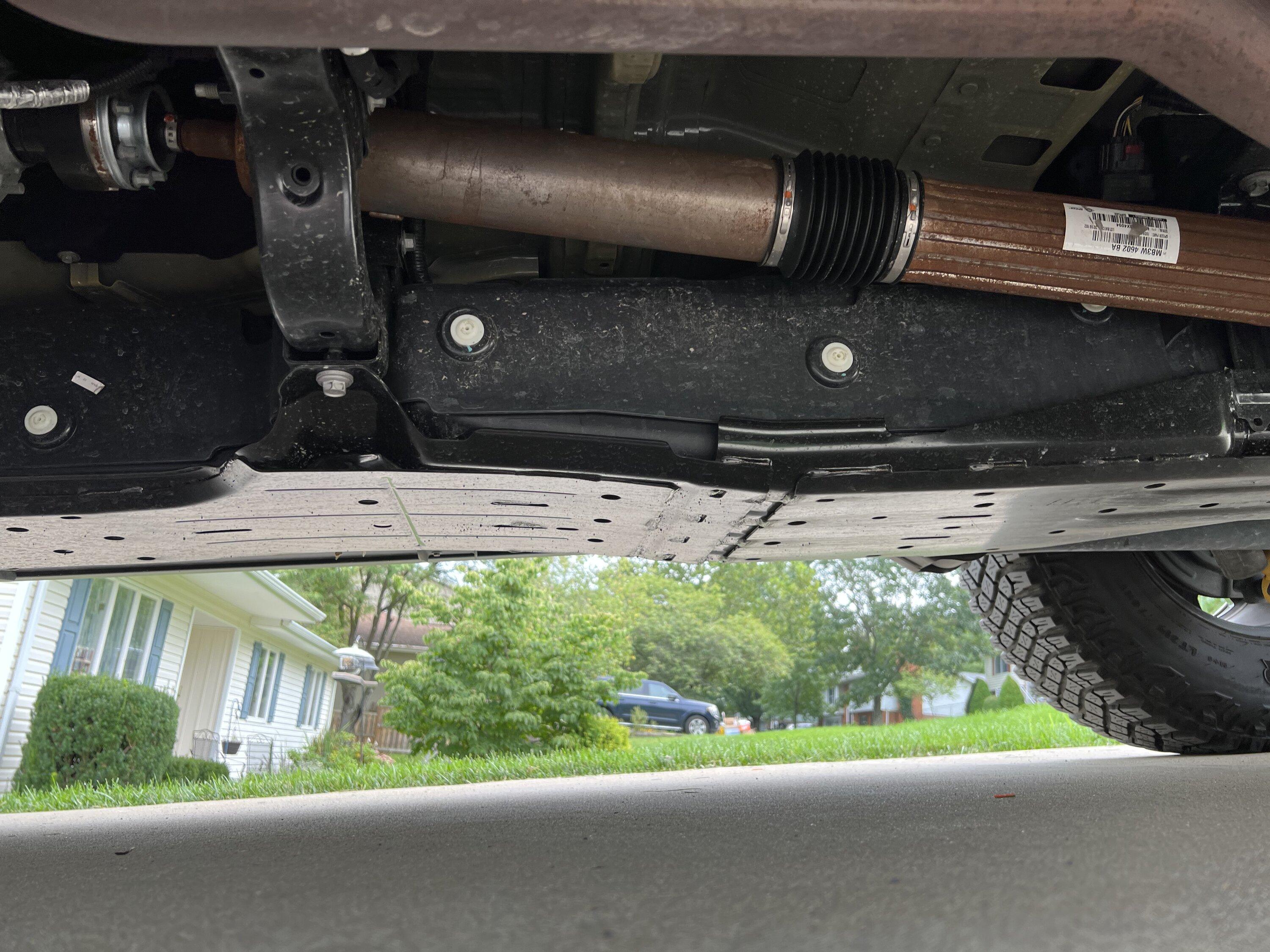 Ford Bronco Skid plates difference between OBX vs BL 459CED47-53E5-41E7-8AFC-D11092B80058