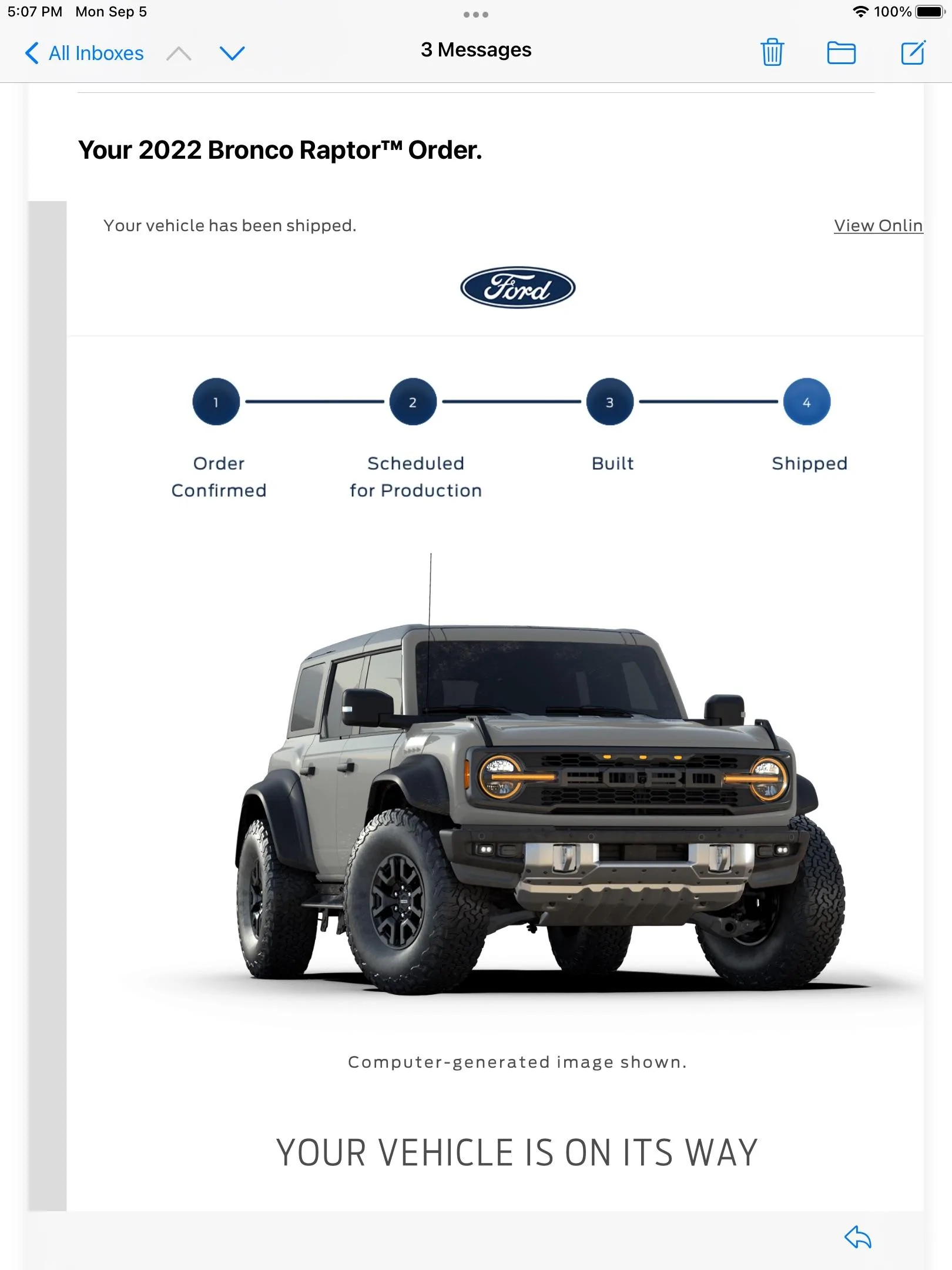 Ford Bronco ⏳ Bronco Raptor now being scheduled for production & VIN assigned C77E0D41-52FB-44B5-BF1D-2315DBD6BCCF