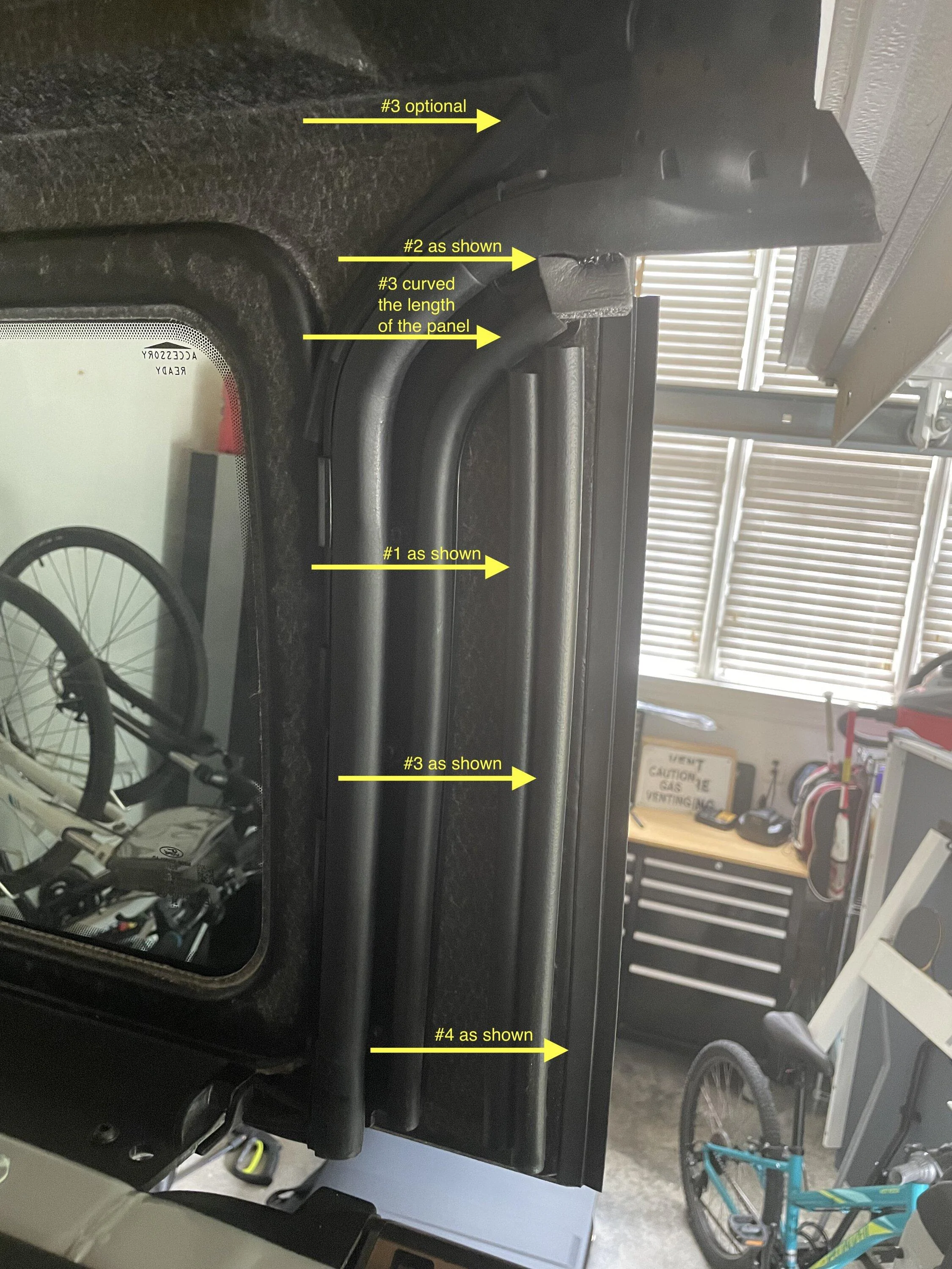 Ford Bronco MIC Noise Reduction Guide - wind sound- aka more (or less) cowbell please Rear Panel