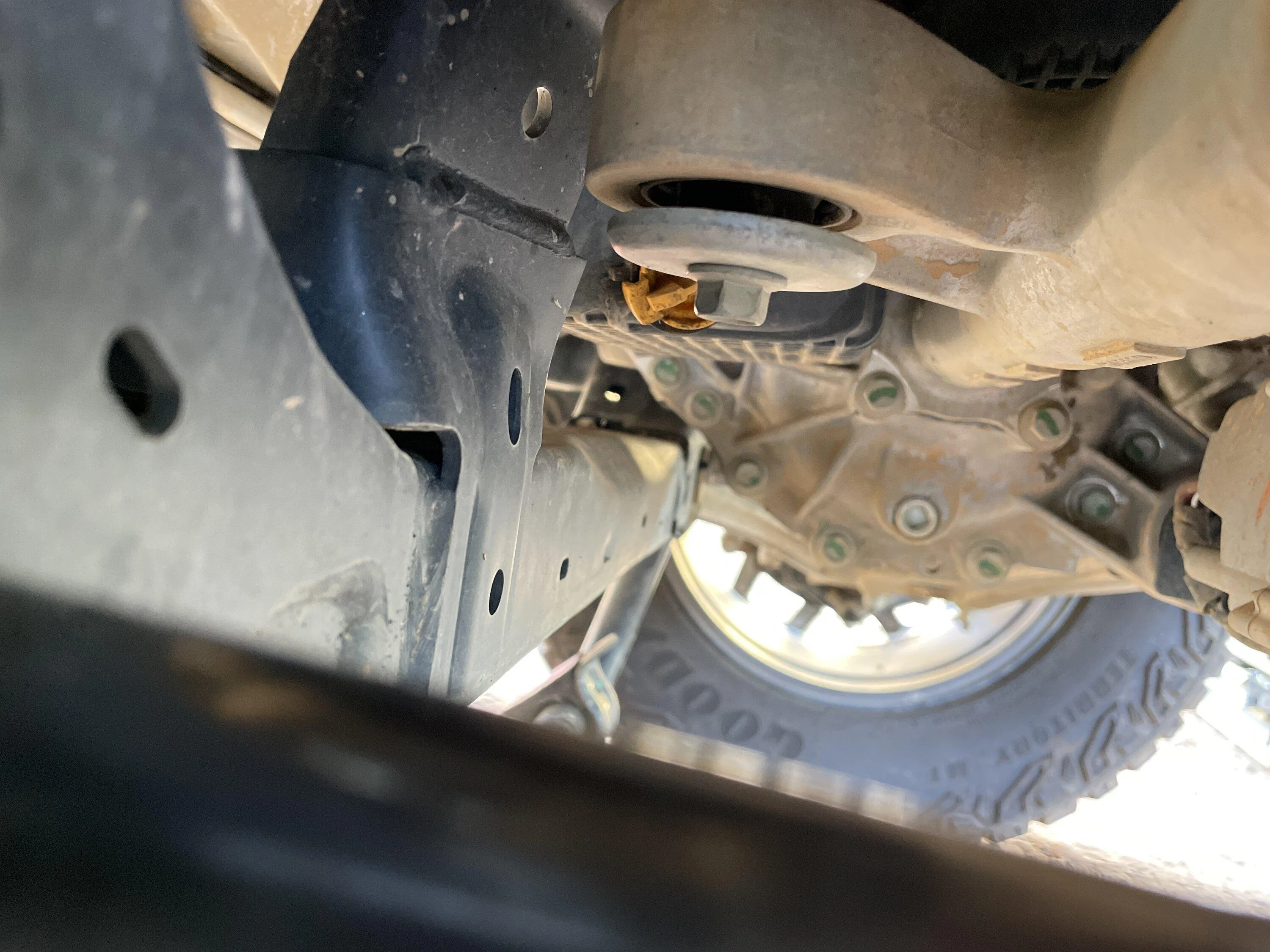 Ford Bronco Gap on front axle imag