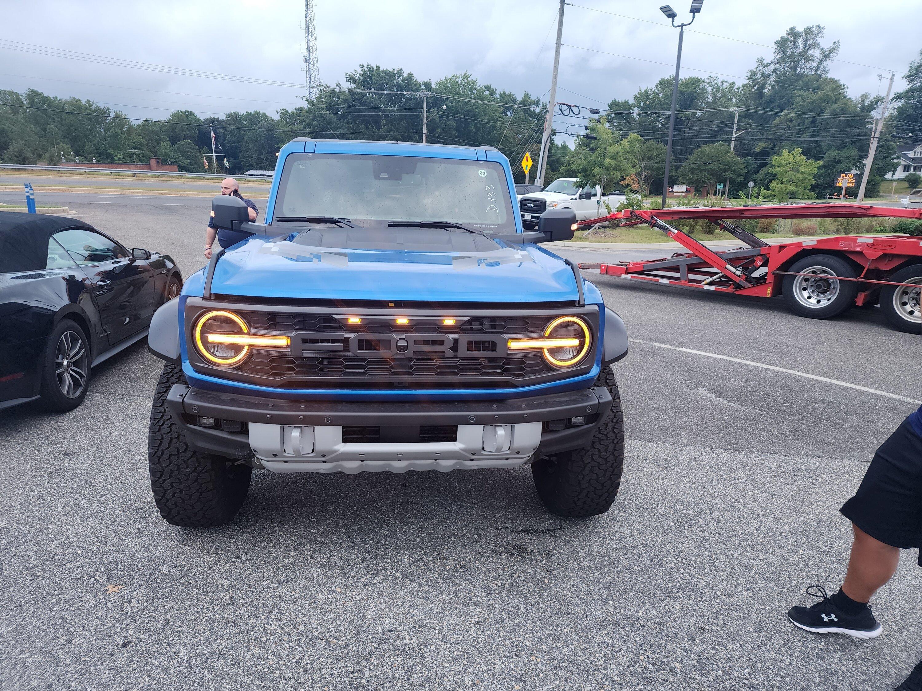 Ford Bronco Day 1 Bronco Raptor Reservation - Delivered! (Velocity Blue w/ Graphics Package) 20220907_190701