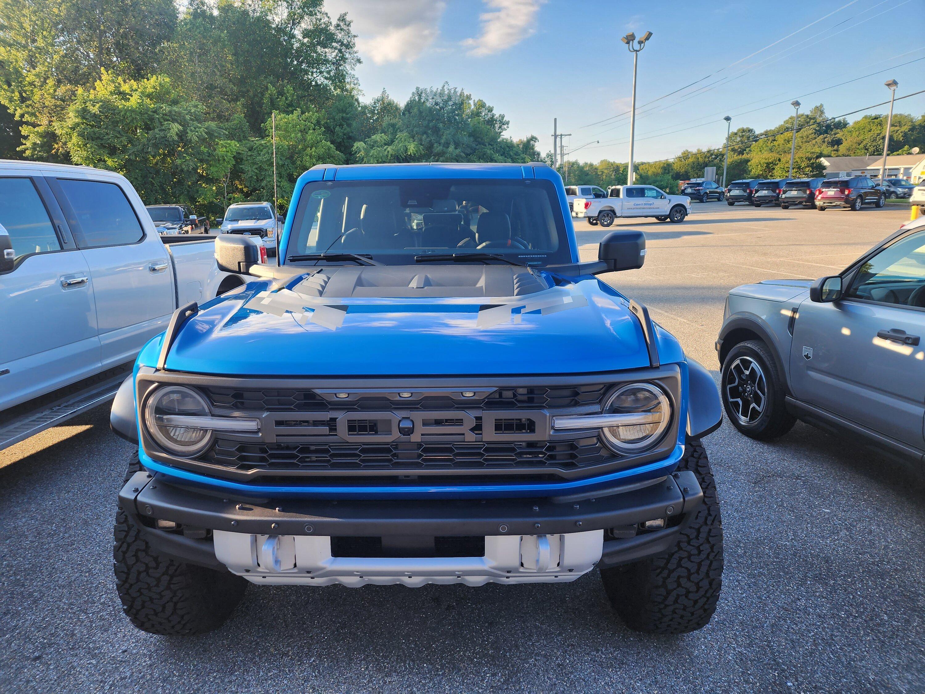 Ford Bronco Day 1 Bronco Raptor Reservation - Delivered! (Velocity Blue w/ Graphics Package) 20220908_180636