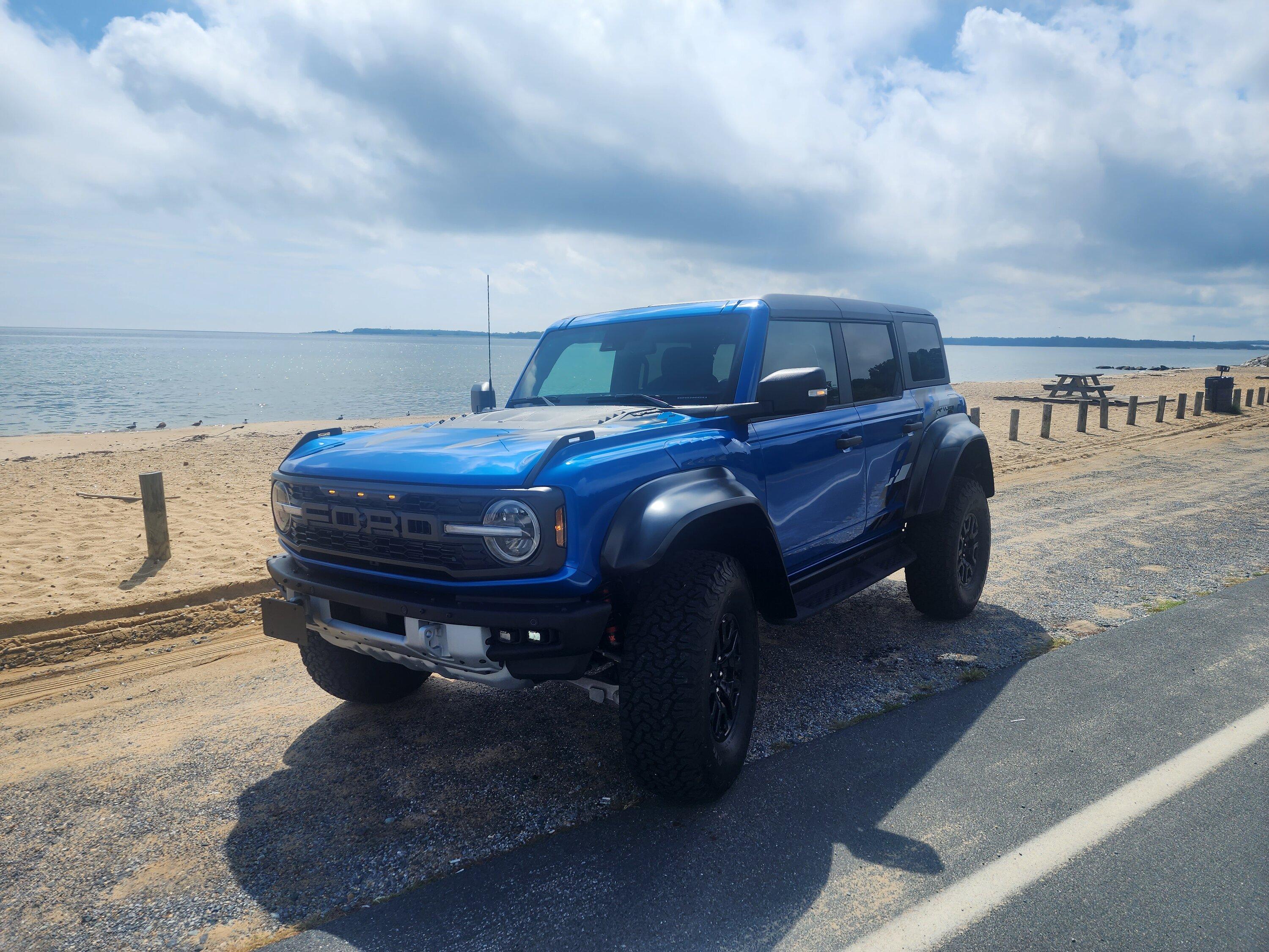 Ford Bronco Day 1 Bronco Raptor Reservation - Delivered! (Velocity Blue w/ Graphics Package) 20220912_115604