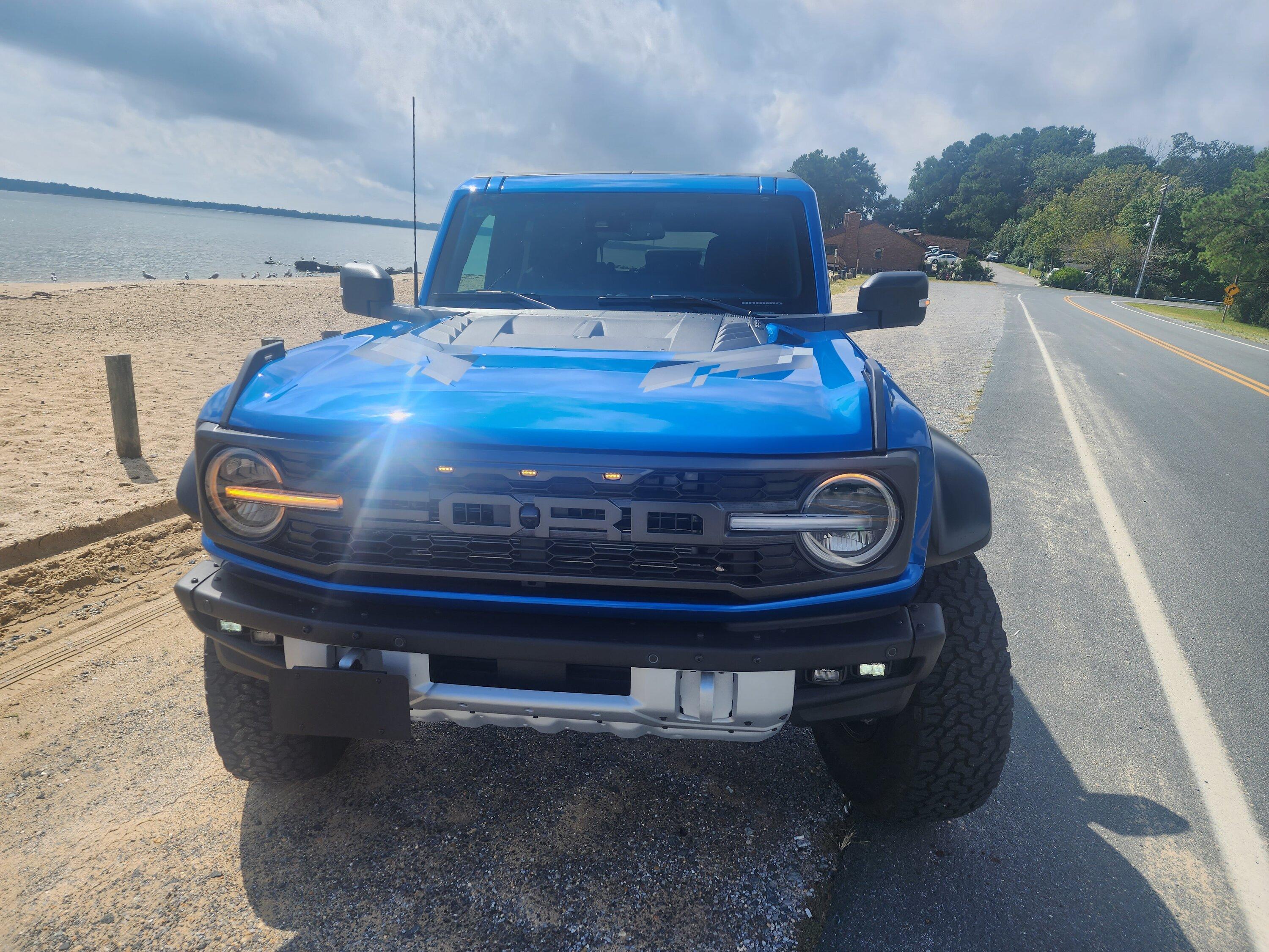 Ford Bronco Day 1 Bronco Raptor Reservation - Delivered! (Velocity Blue w/ Graphics Package) 20220912_115639