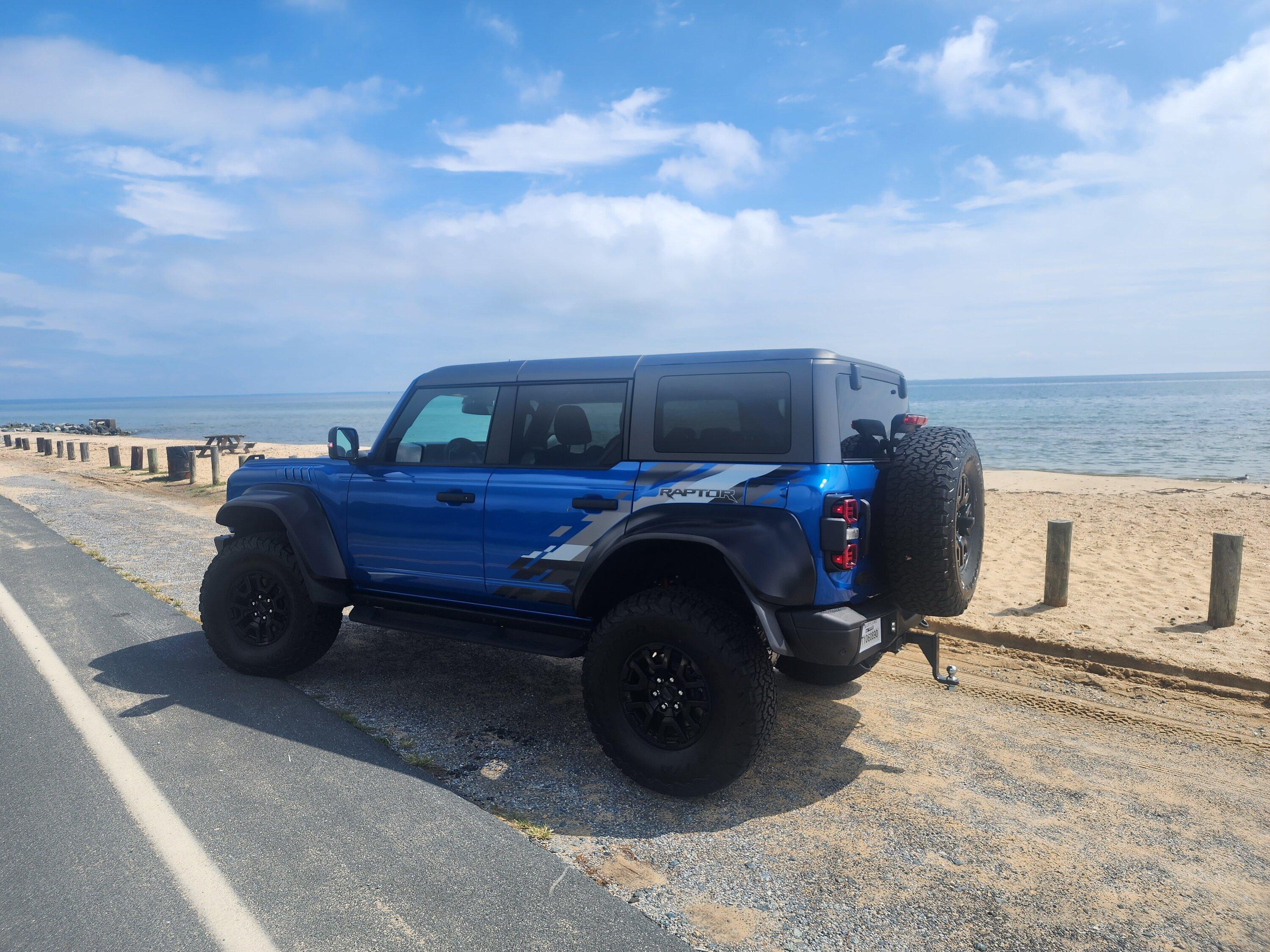Ford Bronco Day 1 Bronco Raptor Reservation - Delivered! (Velocity Blue w/ Graphics Package) 20220912_115620