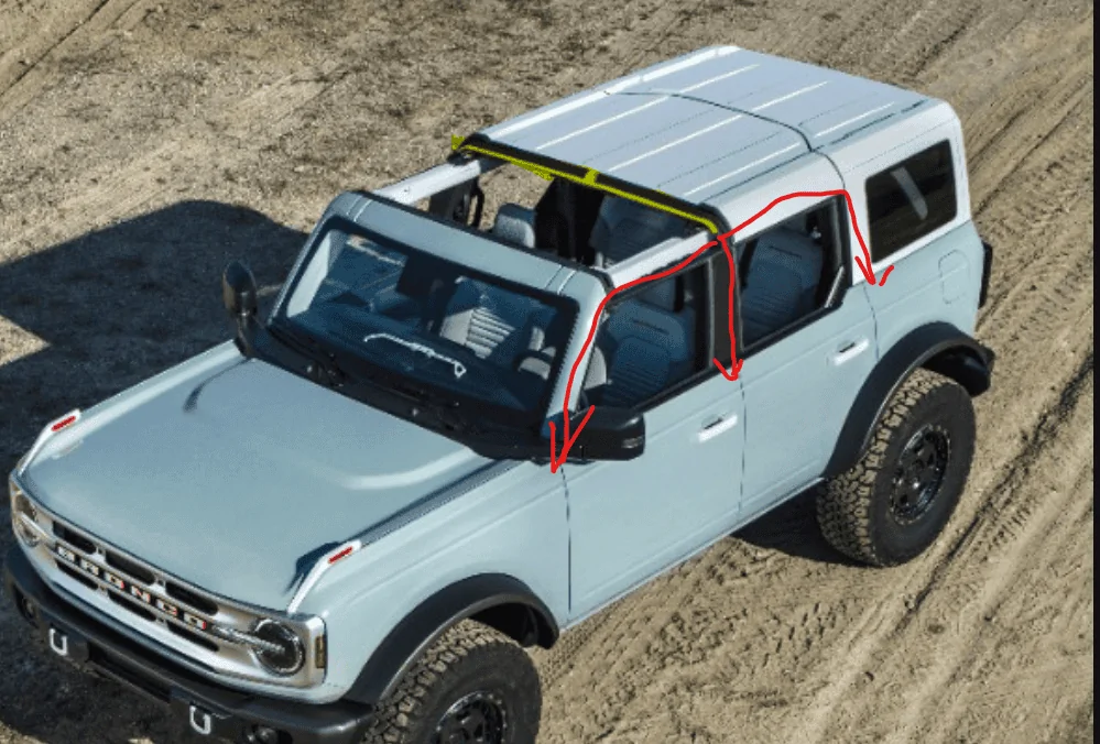 Ford Bronco MIC Noise Reduction Guide - wind sound- aka more (or less) cowbell please 1663080407893