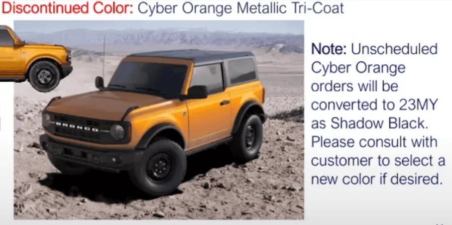 Ford Bronco More 2023 Bronco changes confirmed: Base sound gets 7 speakers, HOSS 3.0 standard on Wildtrak, Azure Gray added, Cyber Orange removed 1663097679821