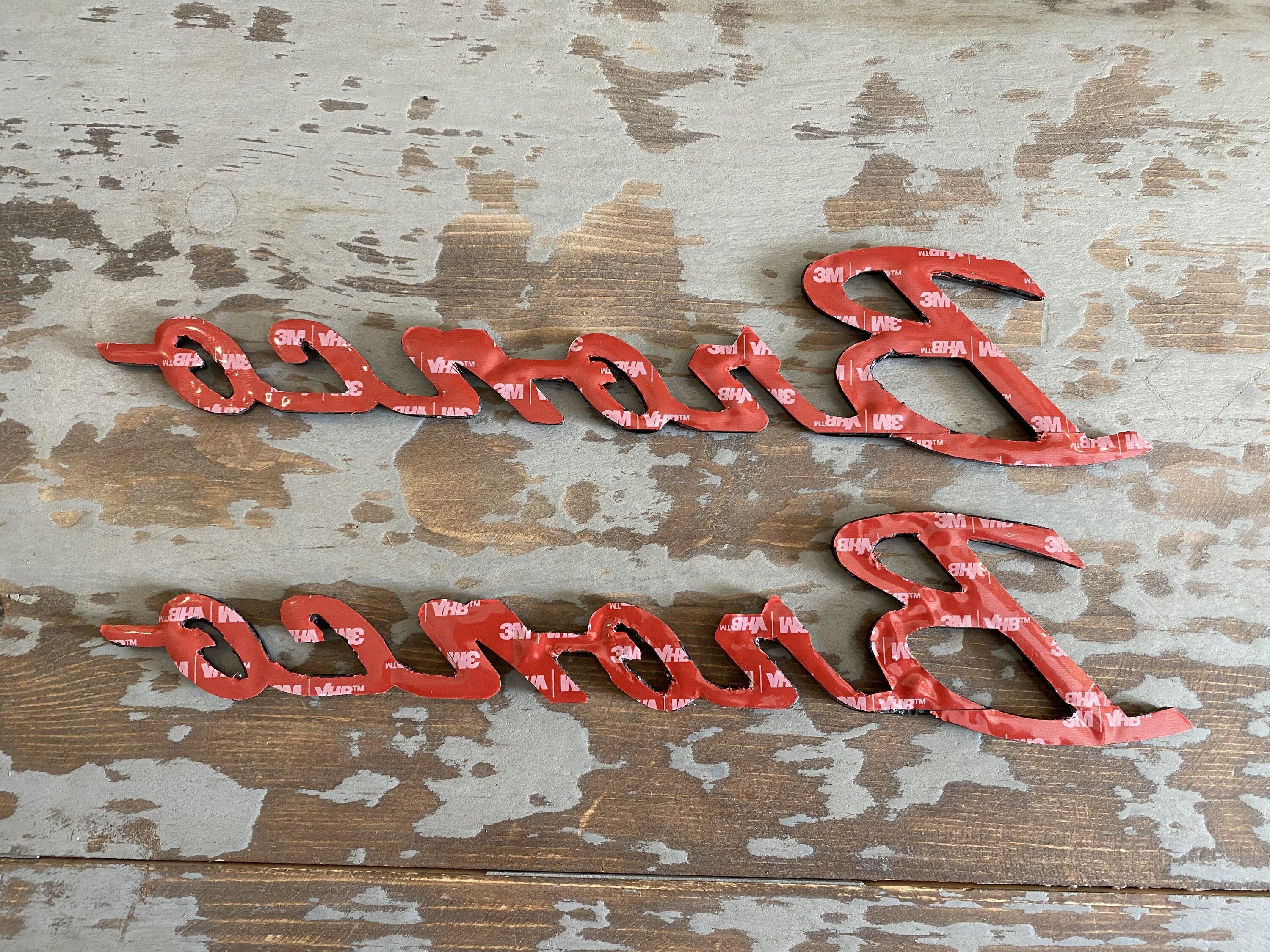 Ford Bronco Script Emblem Adhesive D0A5A166-179E-4E5D-867C-24D5681690C8