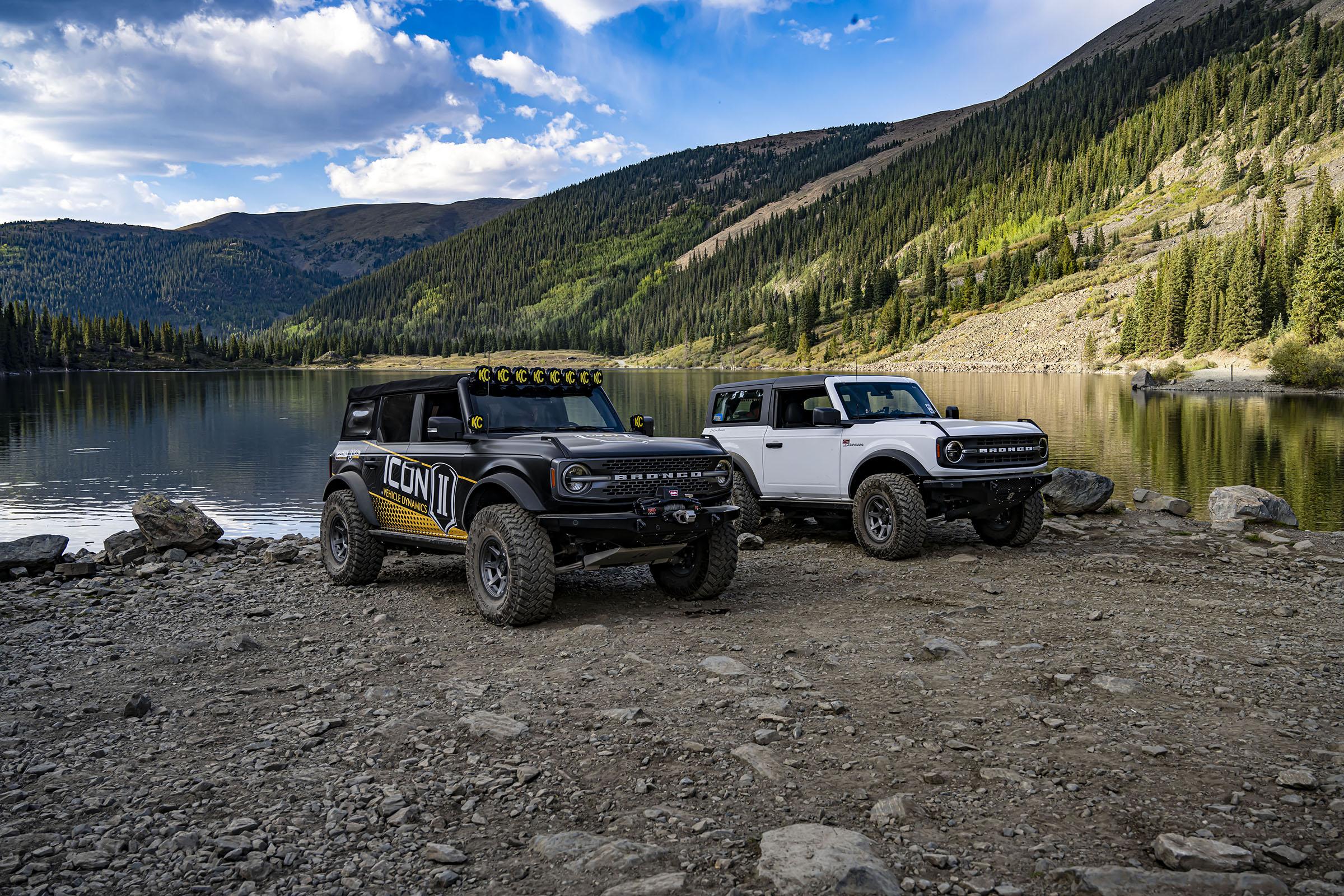 Ford Bronco ICON Complete Coilover Suspension Systems (Stages 3 through 8) DTS_1021X-2400w