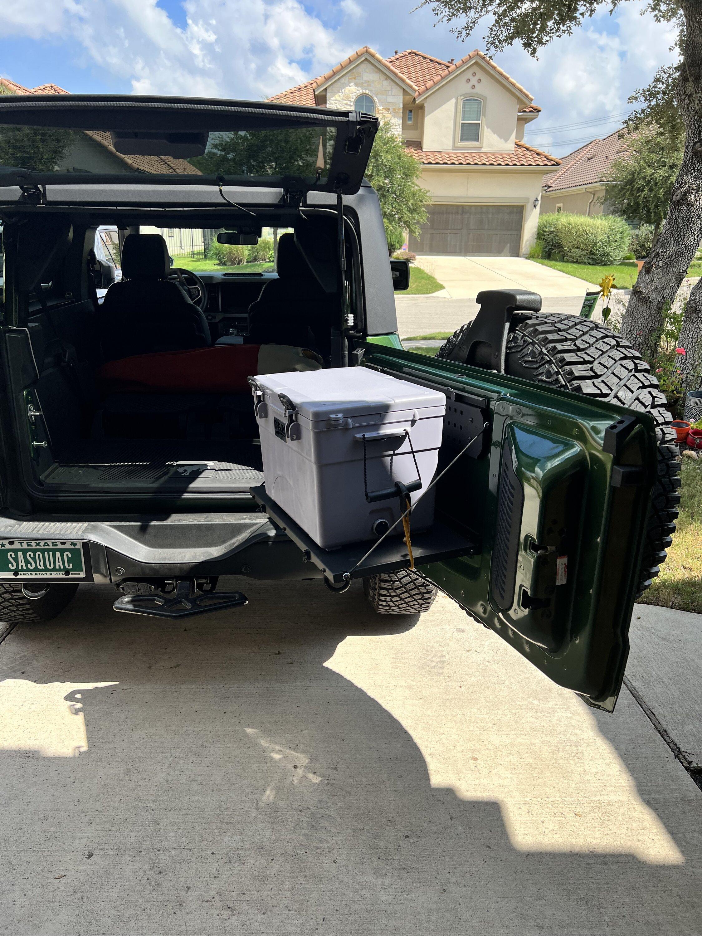Ford Bronco Mabett tailgate table Available Now IMG_3099