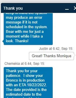 Ford Bronco 9/12/22 Build Week Group  **Now has Google Spreadsheet** Bronco_ETA