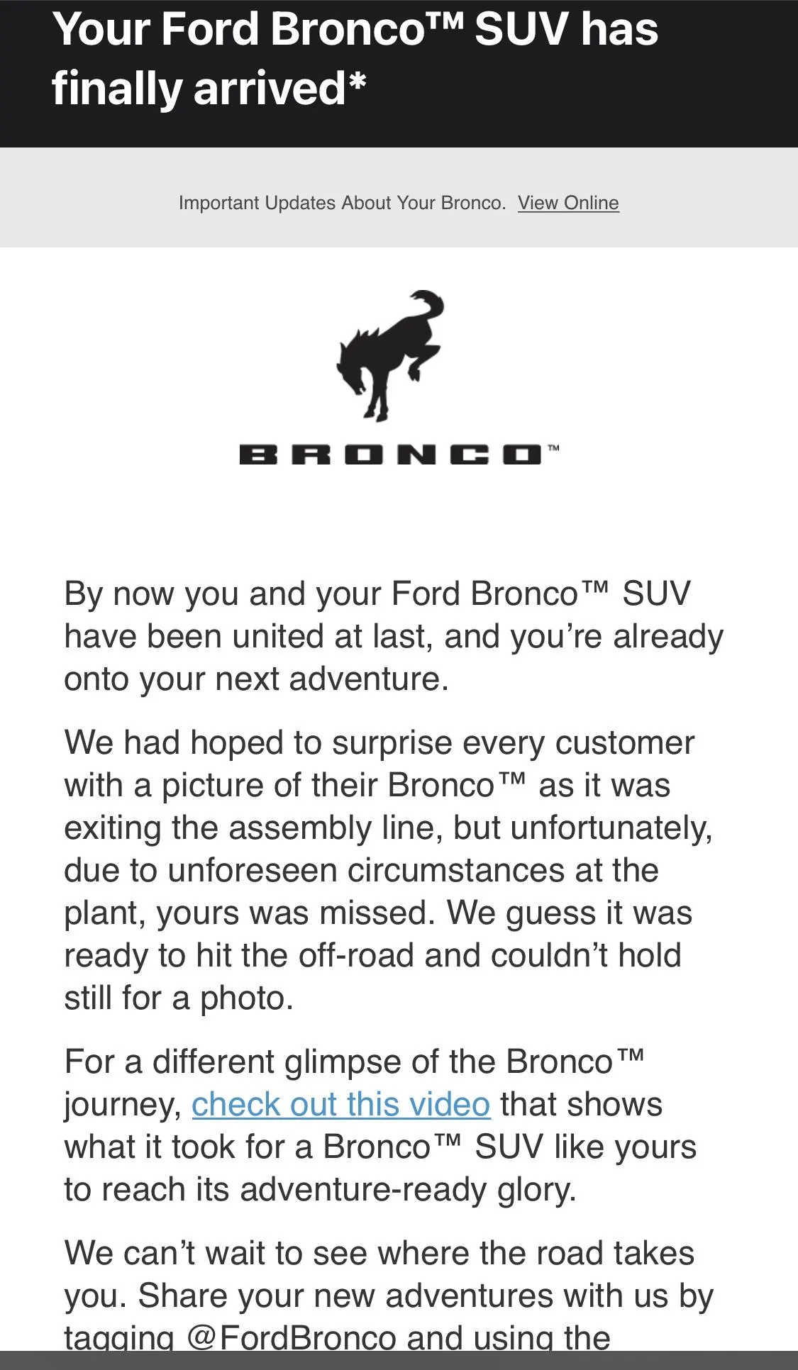 Ford Bronco 8/8/22 Build Week Group. 7E0BB6A6-B9ED-4EE5-83F3-1A020F6EAA9E