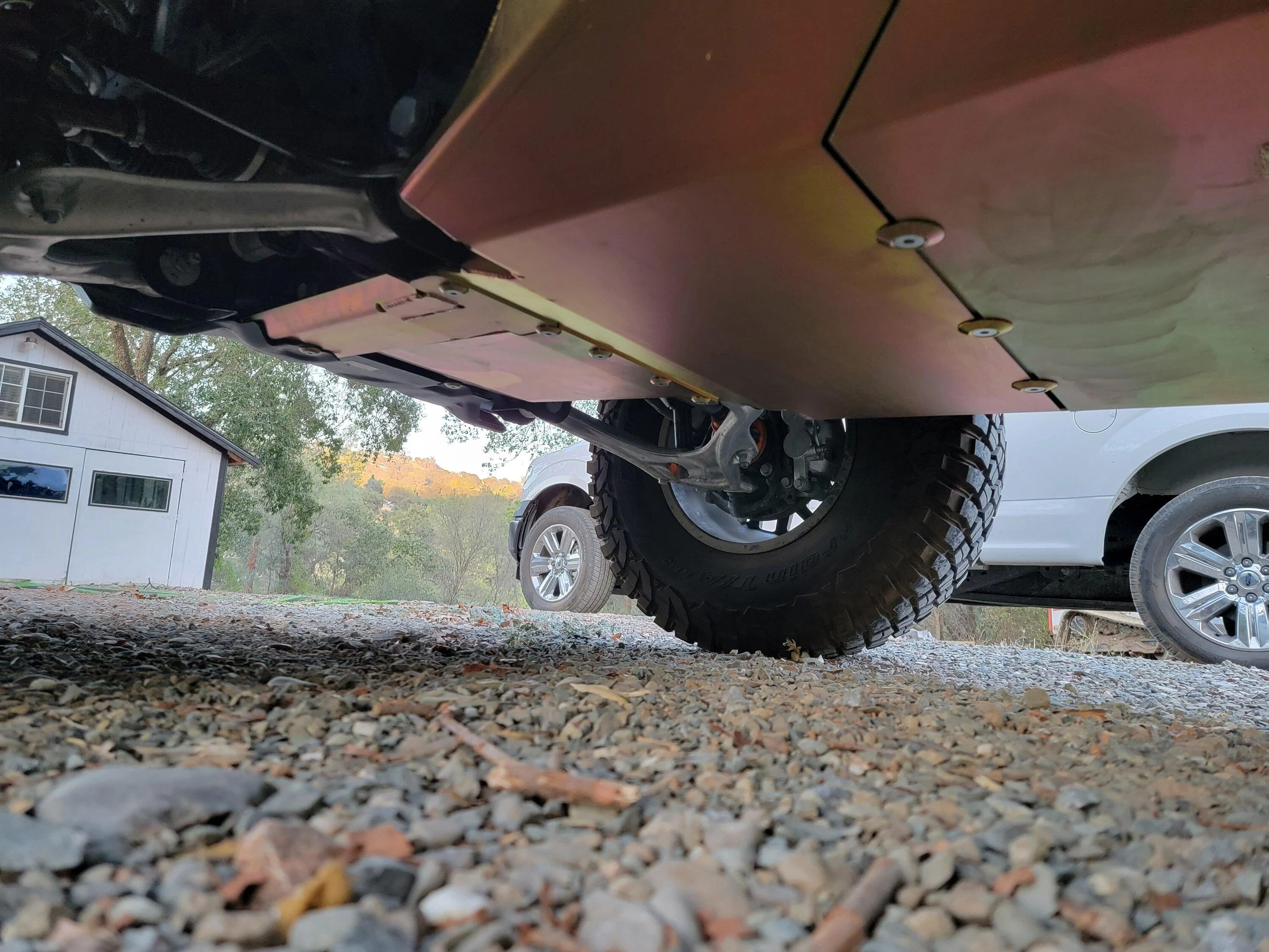 Ford Bronco MetalCloak full underside skid plates system installed on 2-door Bronco 20220915_184845