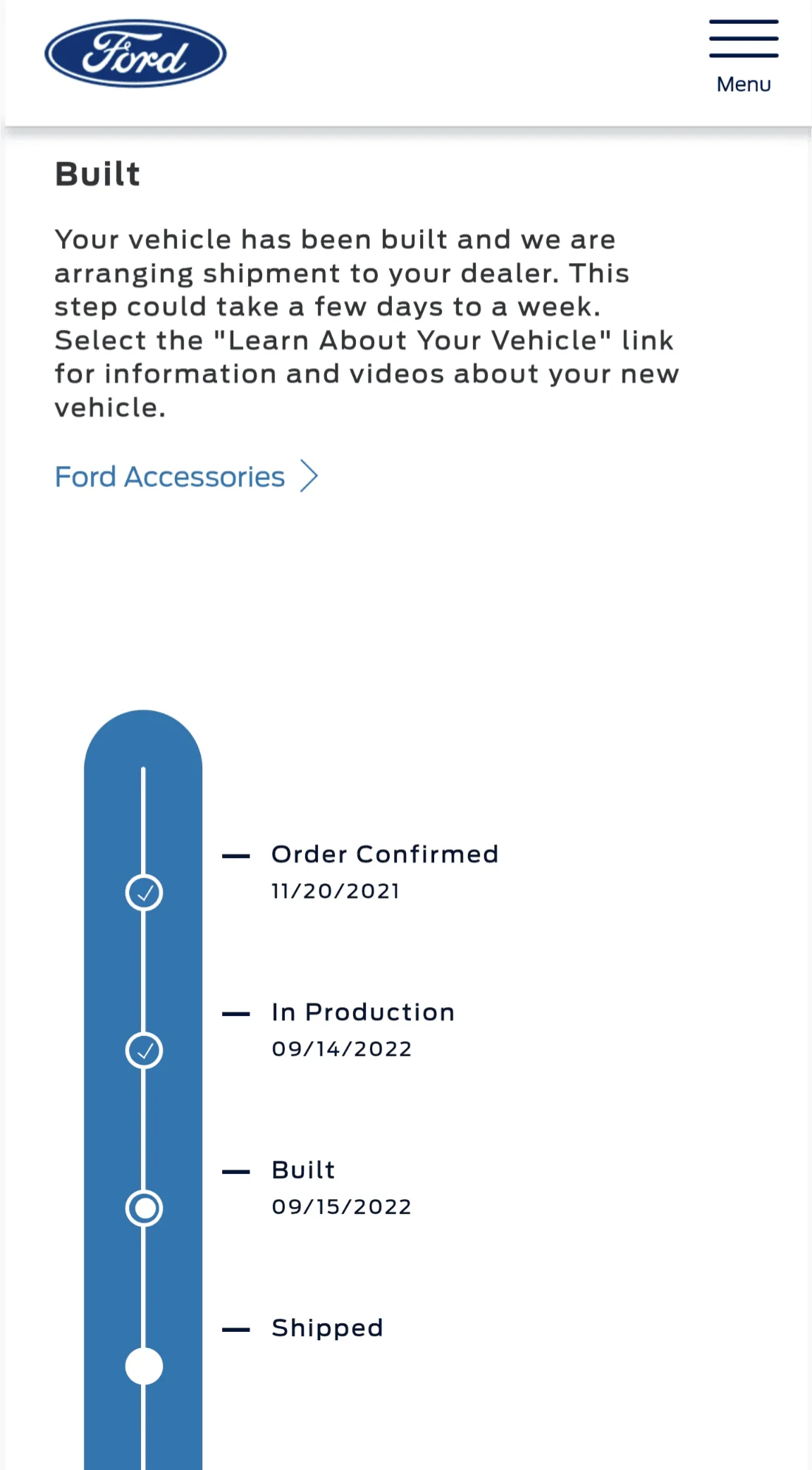 Ford Bronco How accurate is estimated delivery date? Screenshot_20220916-063051