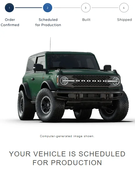 Ford Bronco build week 10/24 1663348551659