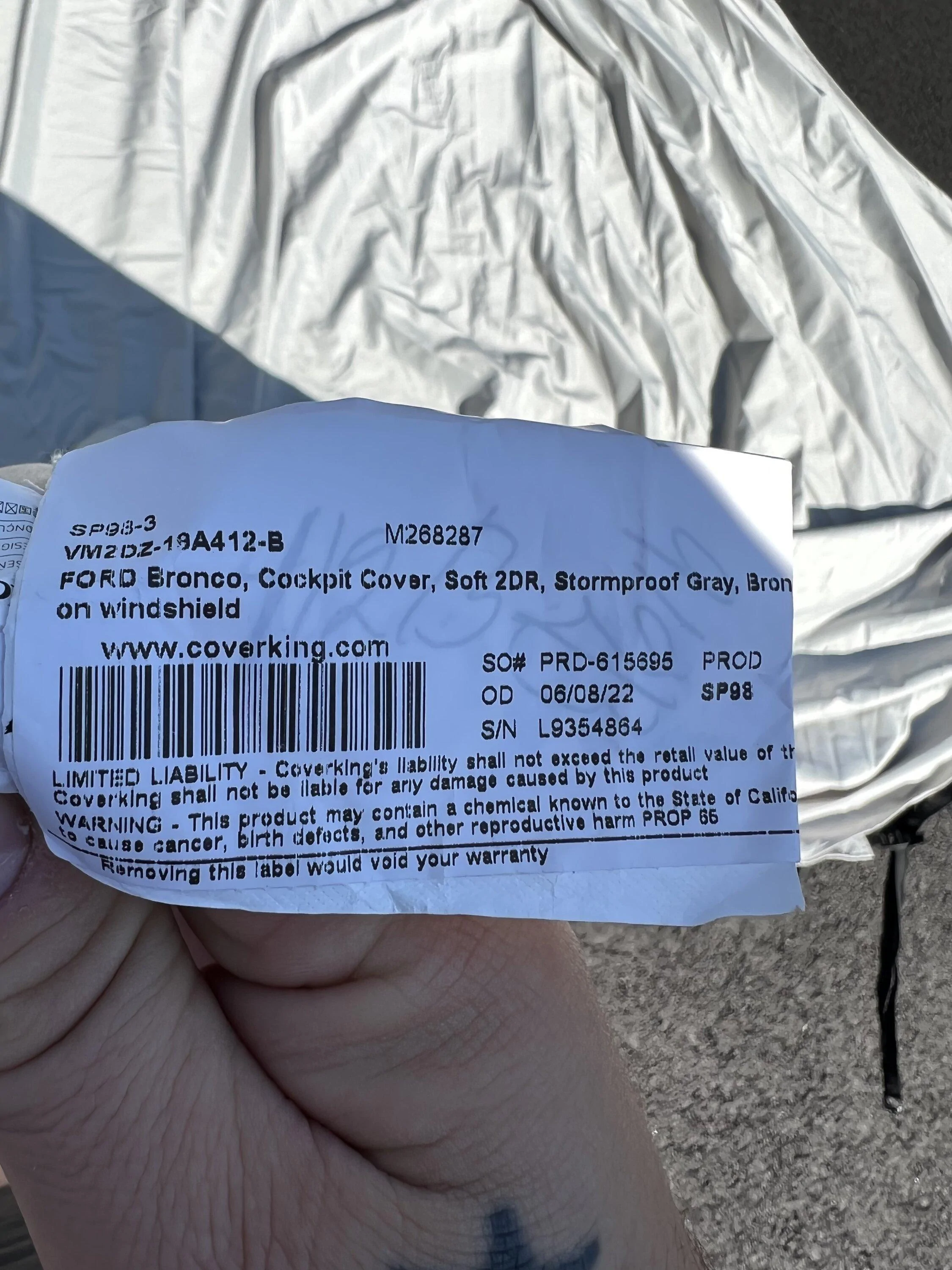 Ford Bronco Bronco Cab/cockpit Cover $200 F19320BE-2172-406A-9582-F5FB80BF877E