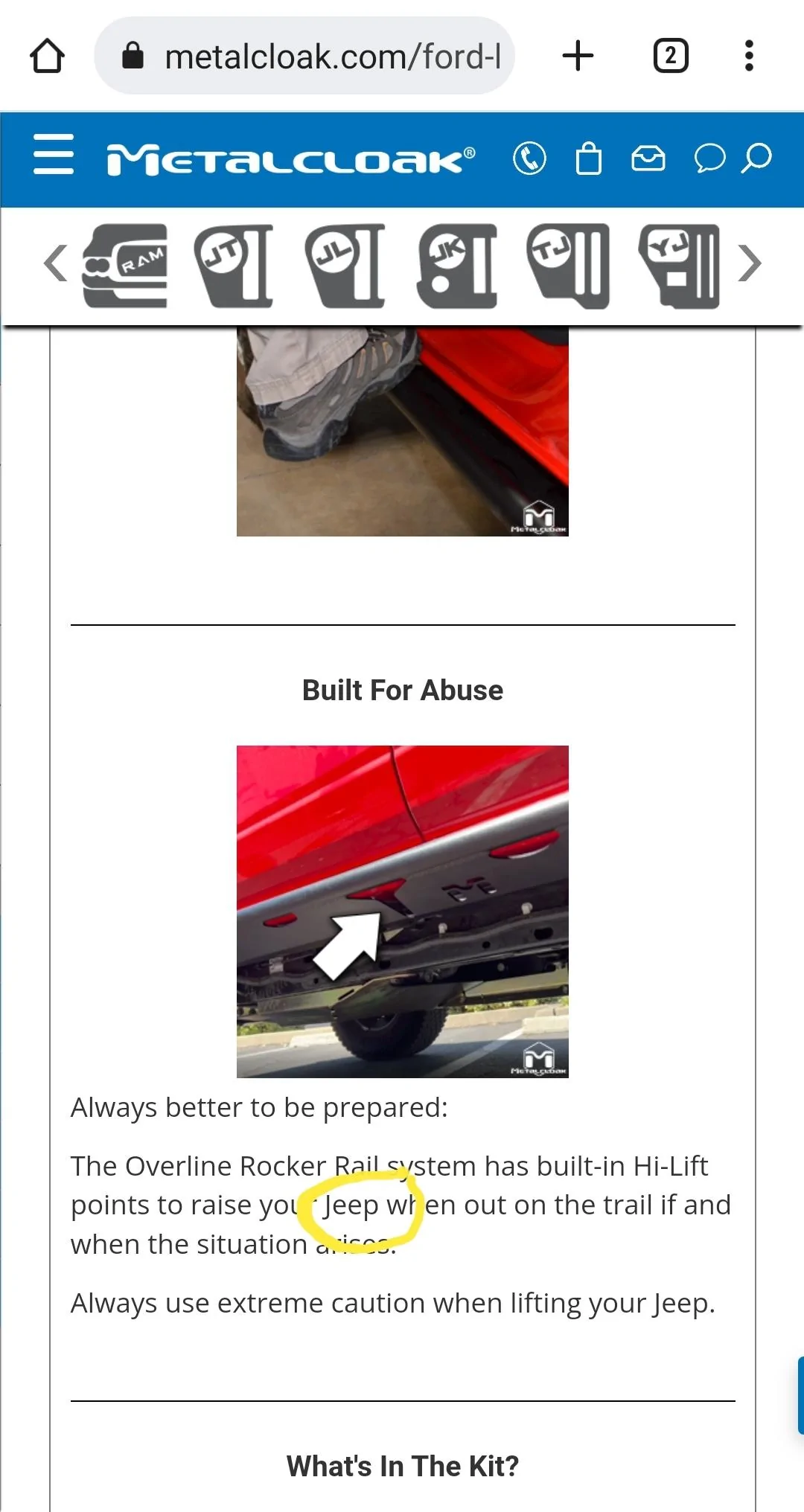 Ford Bronco NEW! Bronco 6G Overline Rocker Rails, 4-Door Bronco by MetalCloak Screenshot_20220916-162209_Chrom