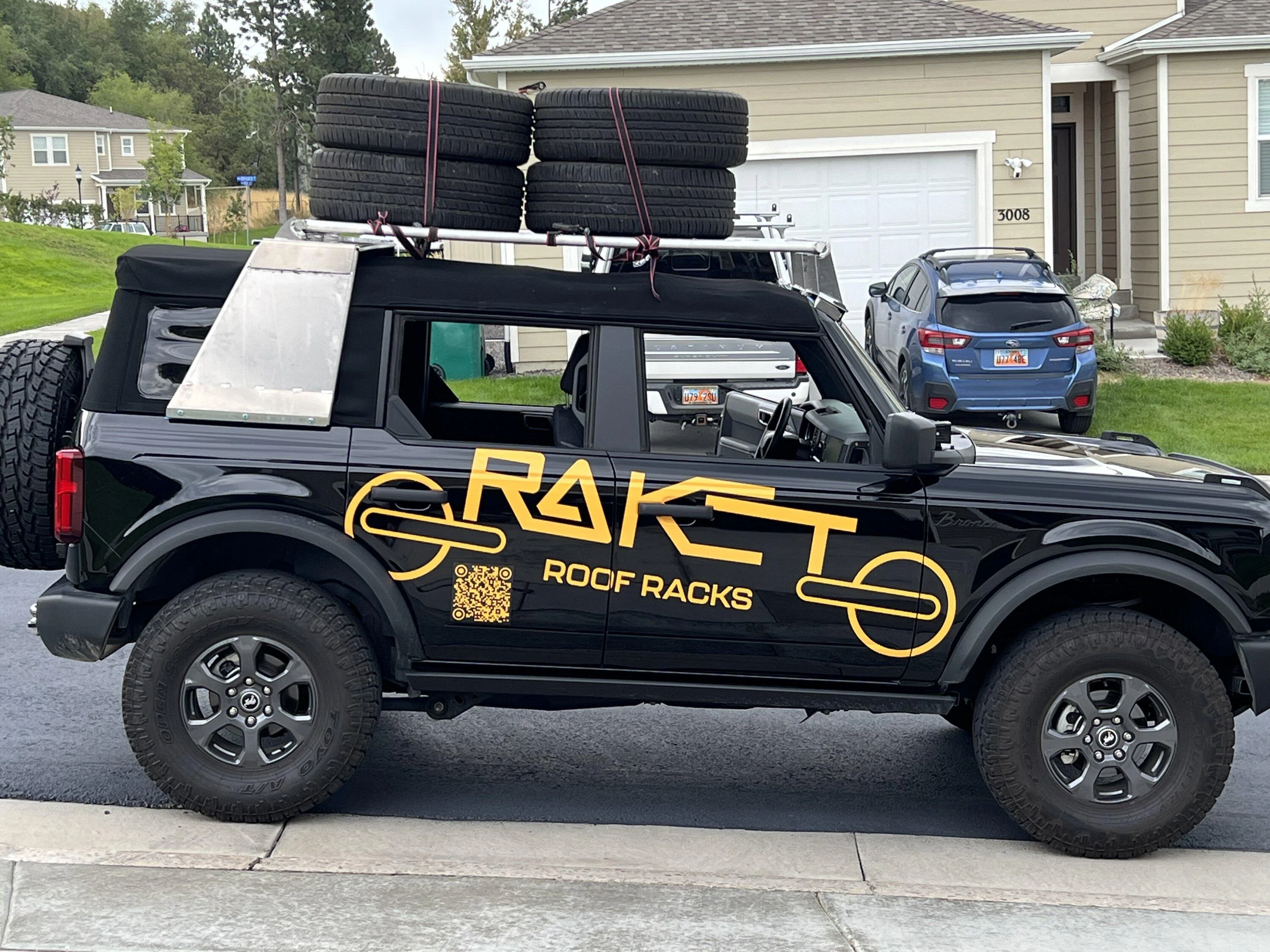 Ford Bronco Roof rack options for soft top 532BB2AA-18B3-4618-AF9A-2D1B26EFA35D