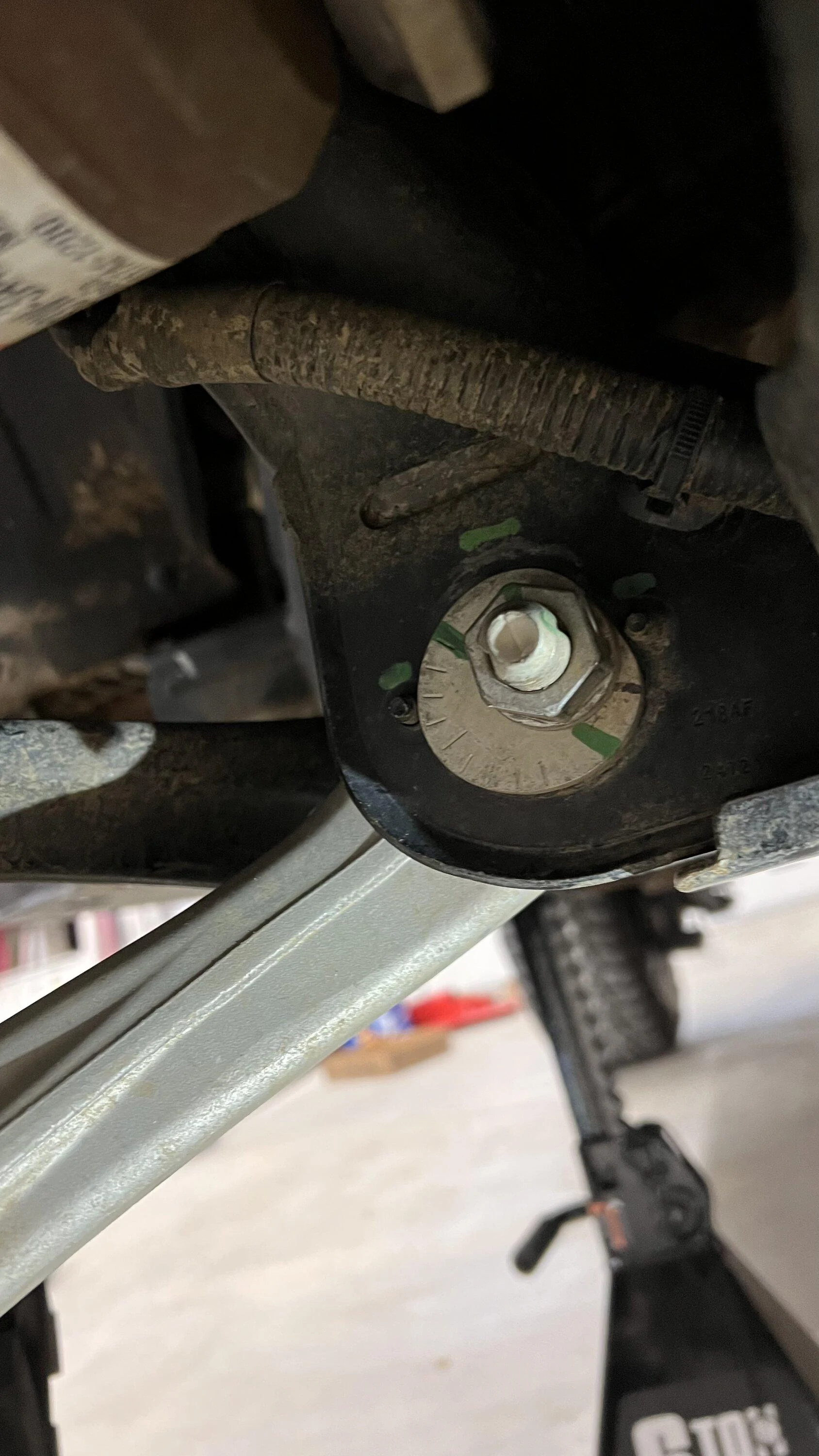 Ford Bronco Loose LCA cam bolts after alignment 5AE2A04A-9C1B-4DB3-BB94-F309668F5506