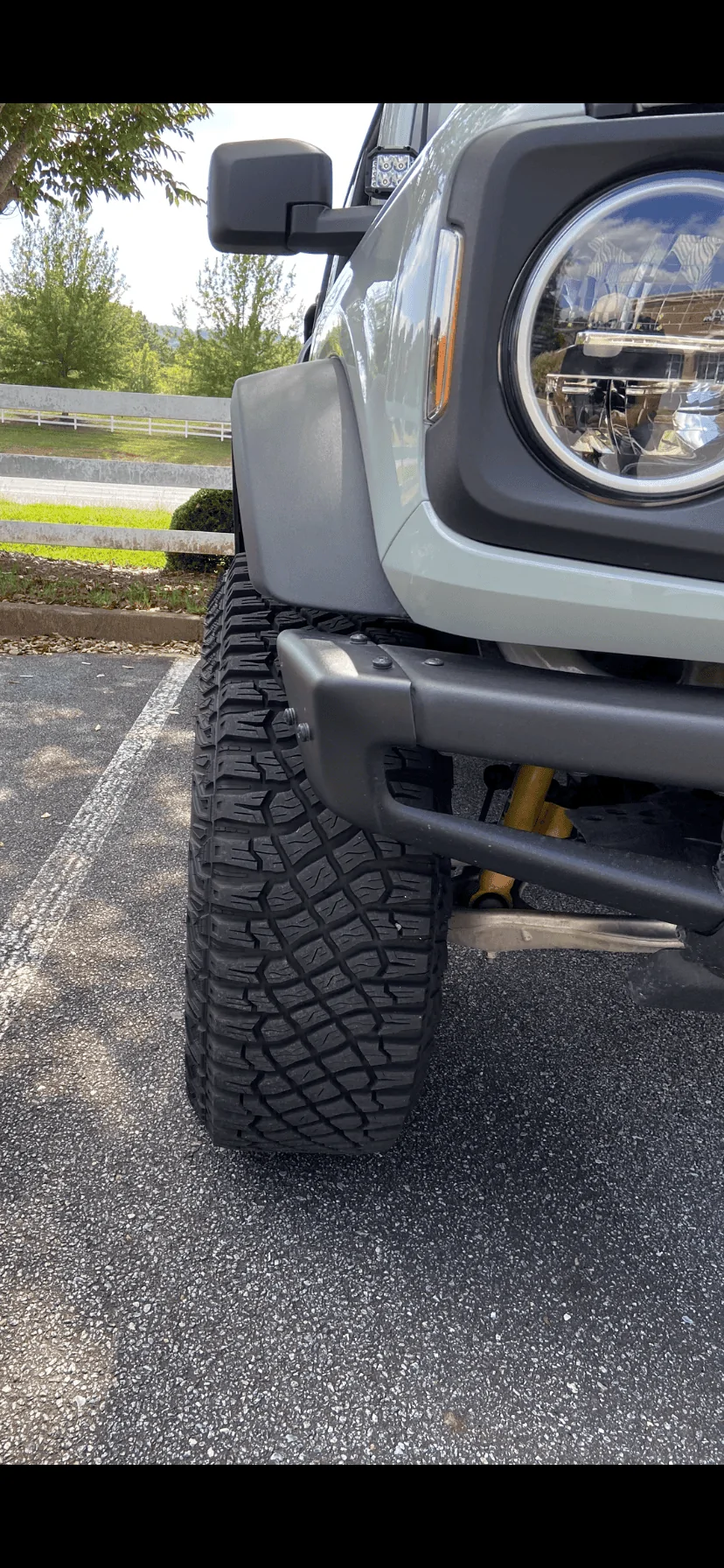 Ford Bronco Sasquatch before and after 35mm wheel spacers C5E0E366-2ACD-4396-9F08-DE612C0EBC1F