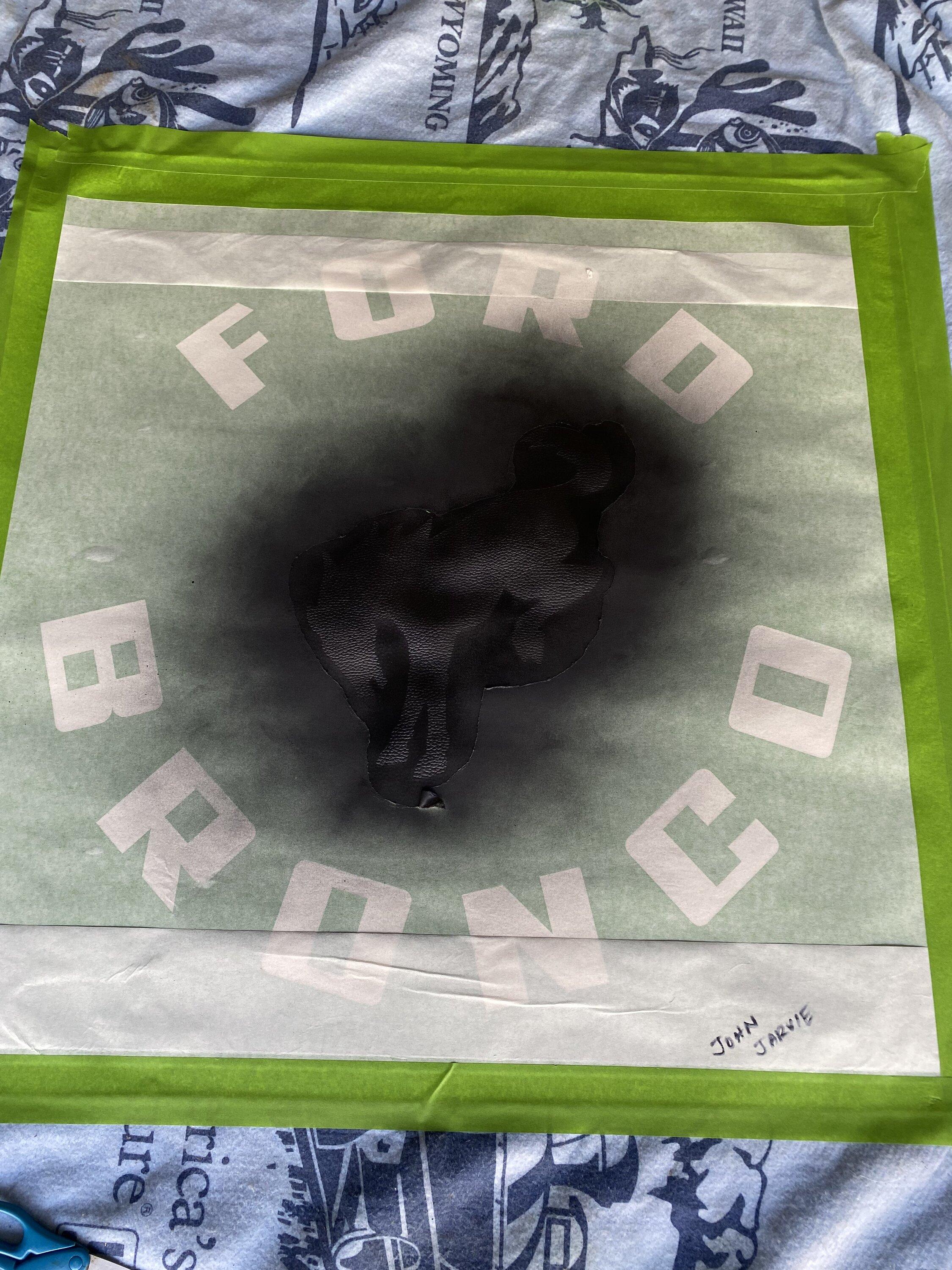 Ford Bronco My DIY spare tire cover 6B93D53F-5915-4735-80A5-6C6C0B9820DB