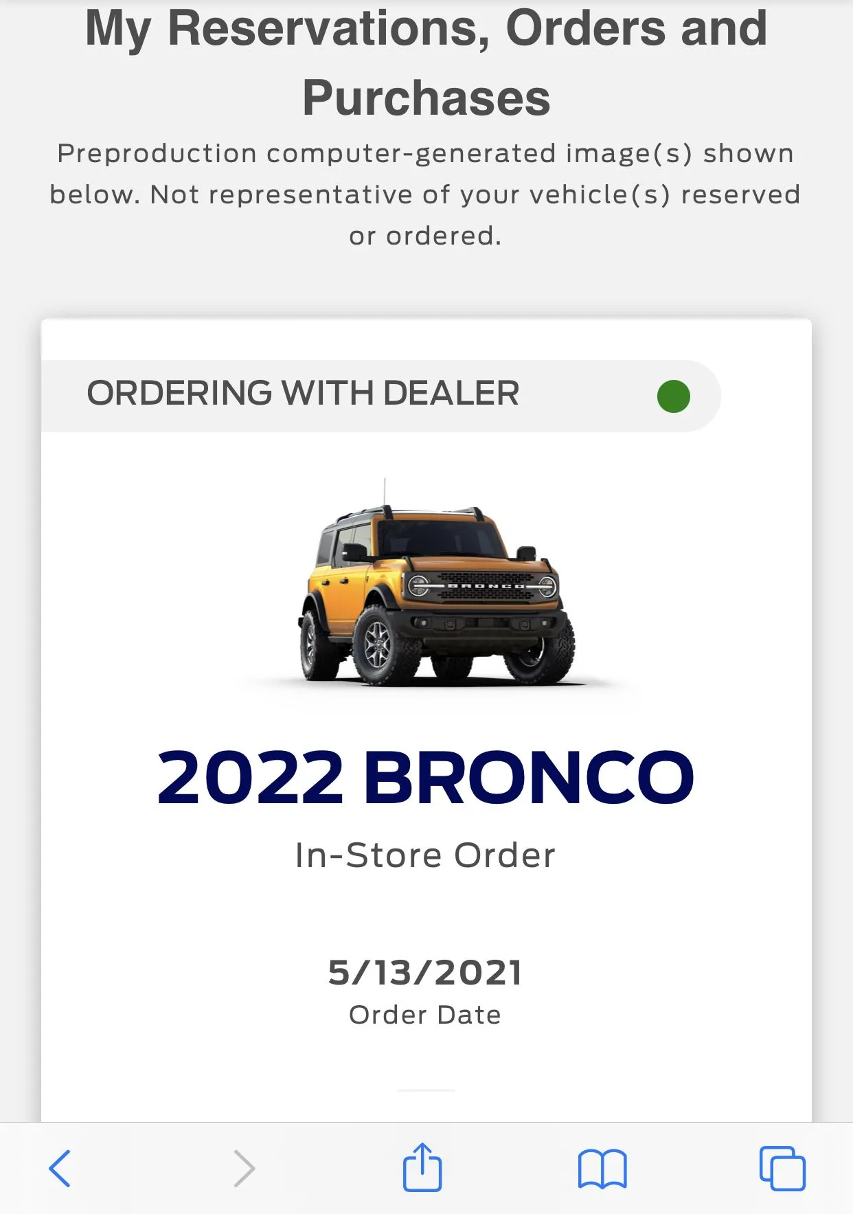 Ford Bronco CYBER ORANGE Bronco Club AB69316C-0F8D-4EC8-97A3-F4DD4D7B937A