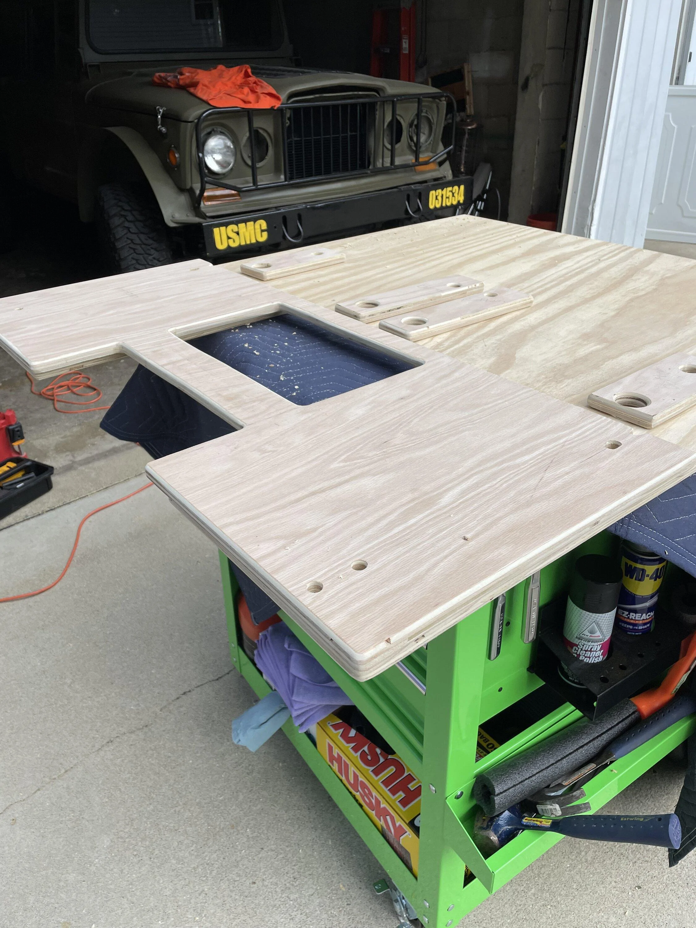 Ford Bronco Built a rear deck for 2D Bronco. IMG-3595