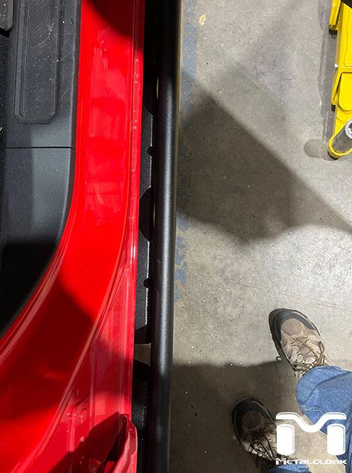 Ford Bronco NEW! Bronco 6G Overline Rocker Rails, 4-Door Bronco by MetalCloak Bronco-Rocker-Door-Open