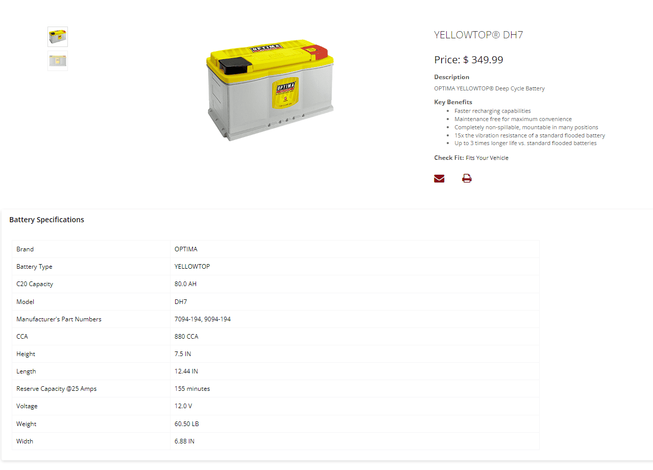 Ford Bronco Battery Failure -  internally shorted 1663624948370