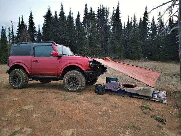 Ford Bronco Figured out use for trail sights / front tie downs 20220914_193649